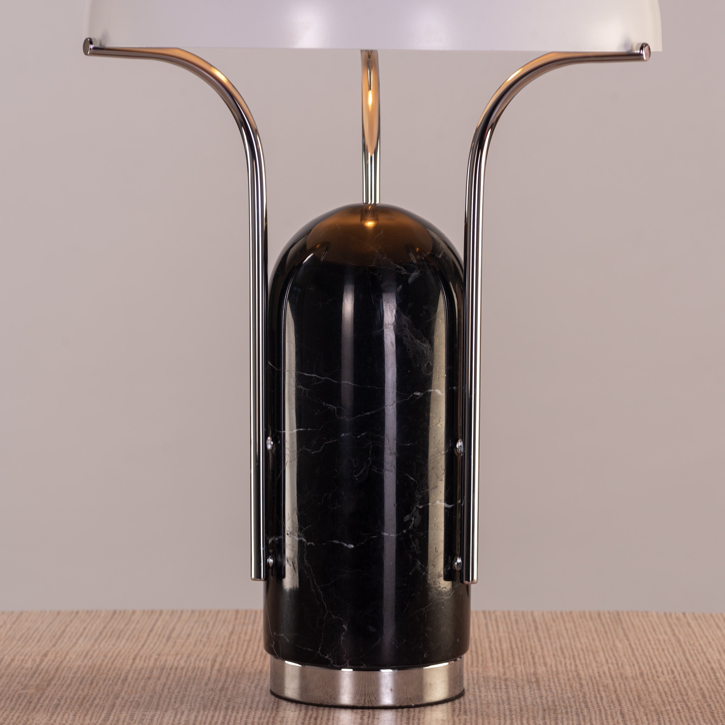 Painkiller (Black, White) Marble Table Lamp