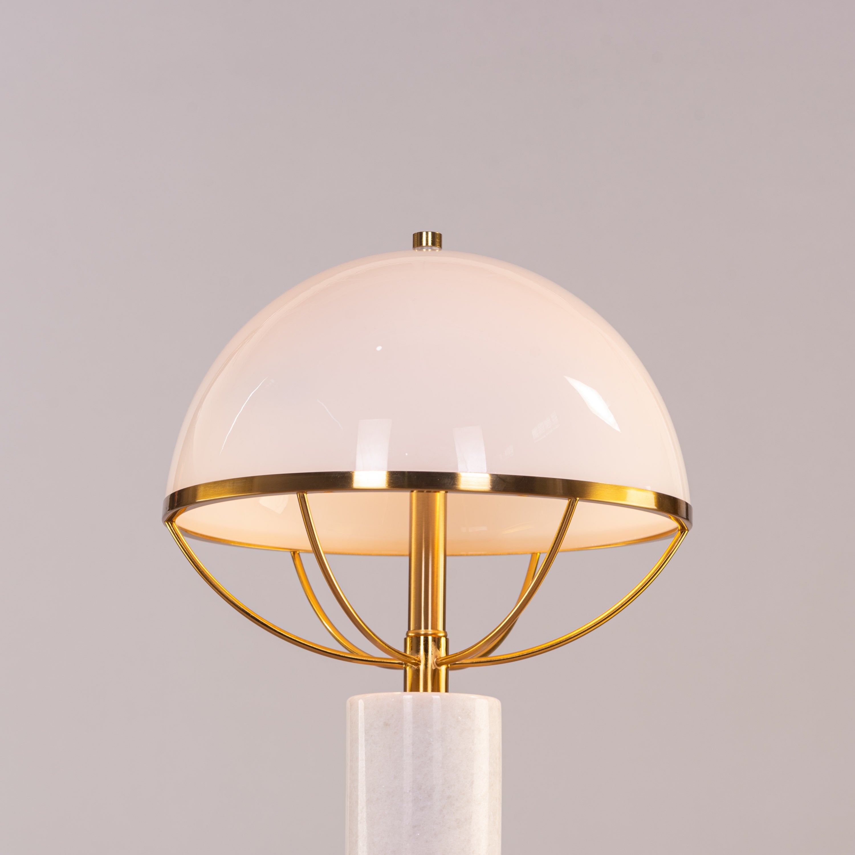 Sweet Jasmine (White) Marble Table Lamp