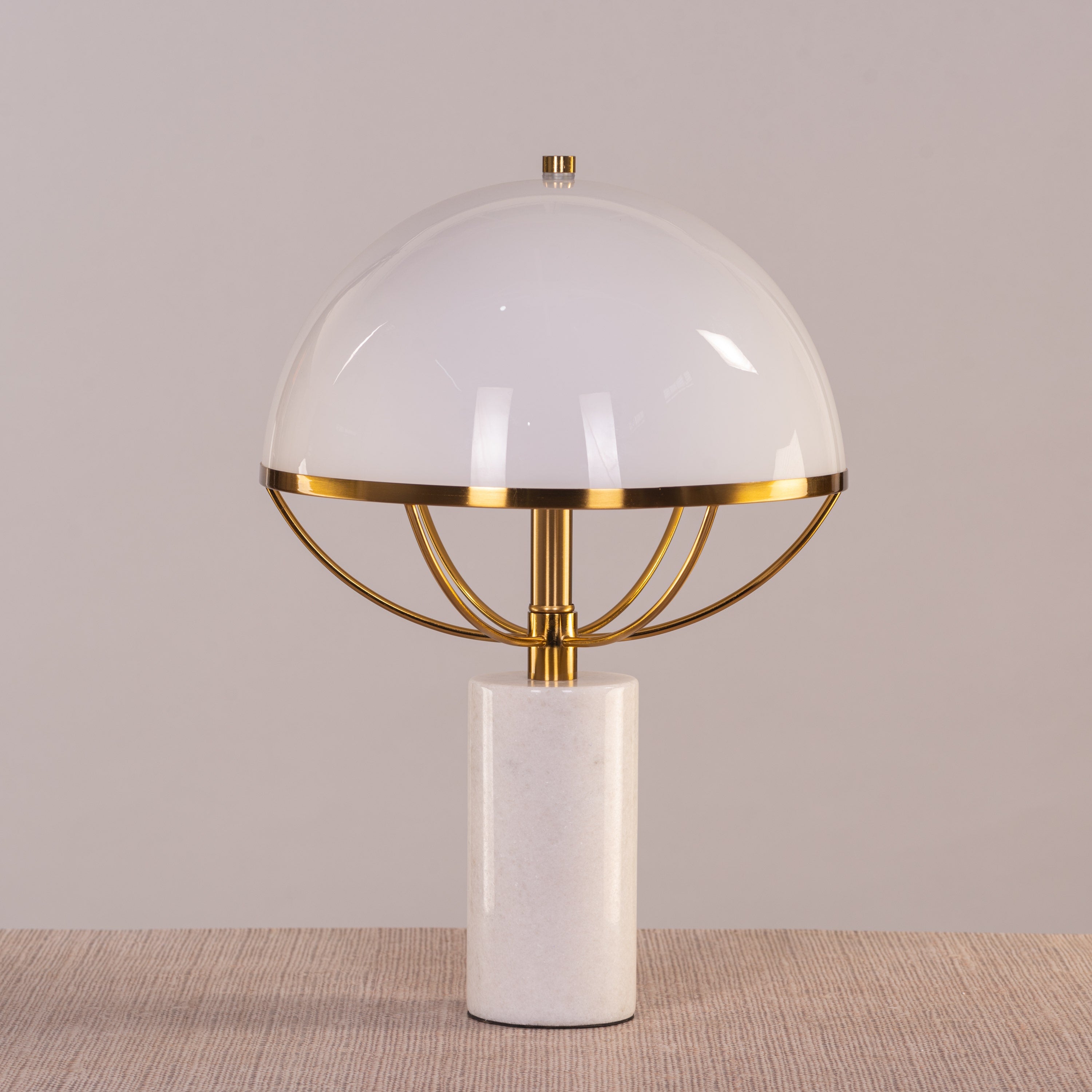 Sweet Jasmine (White) Marble Table Lamp