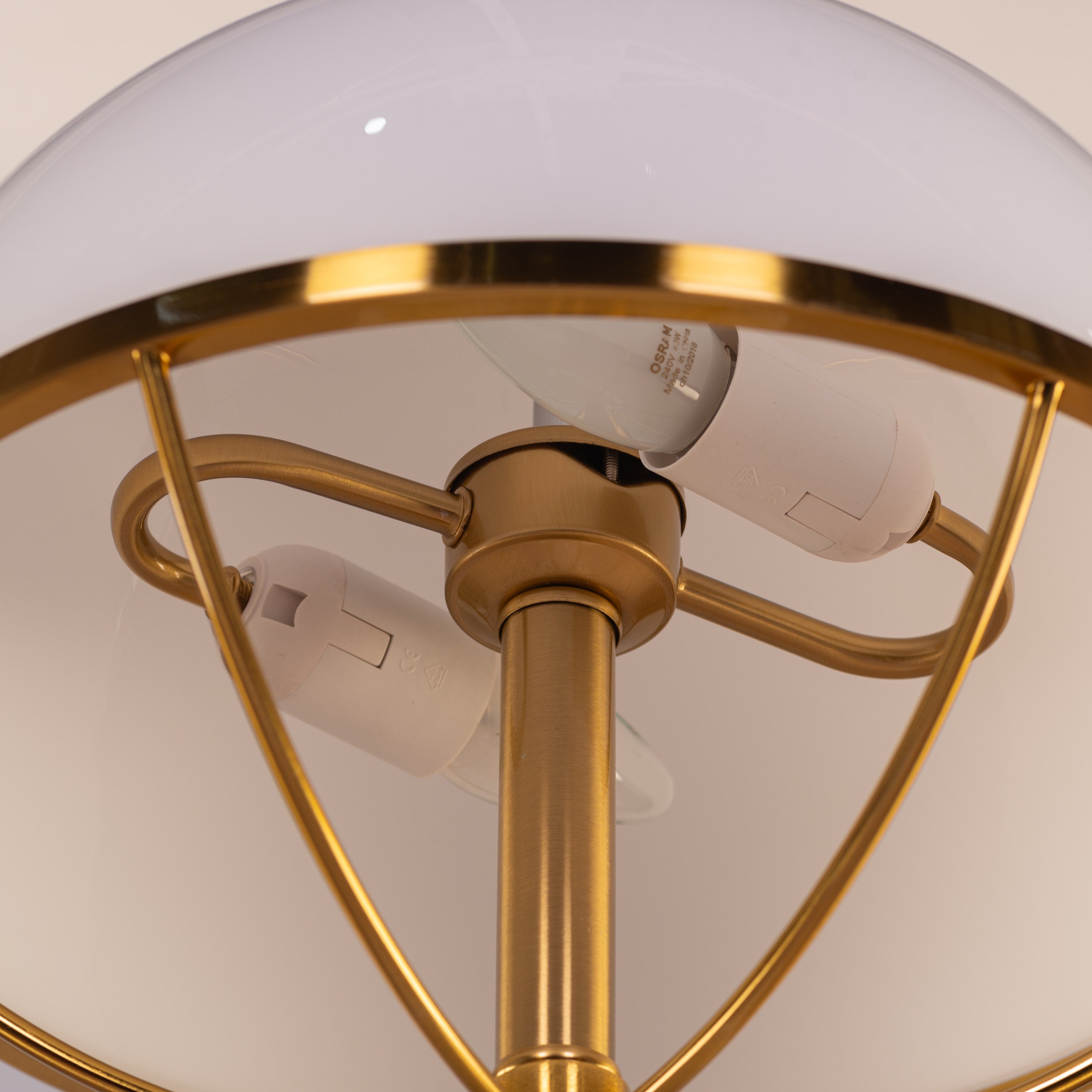 Sweet Jasmine (White) Marble Table Lamp