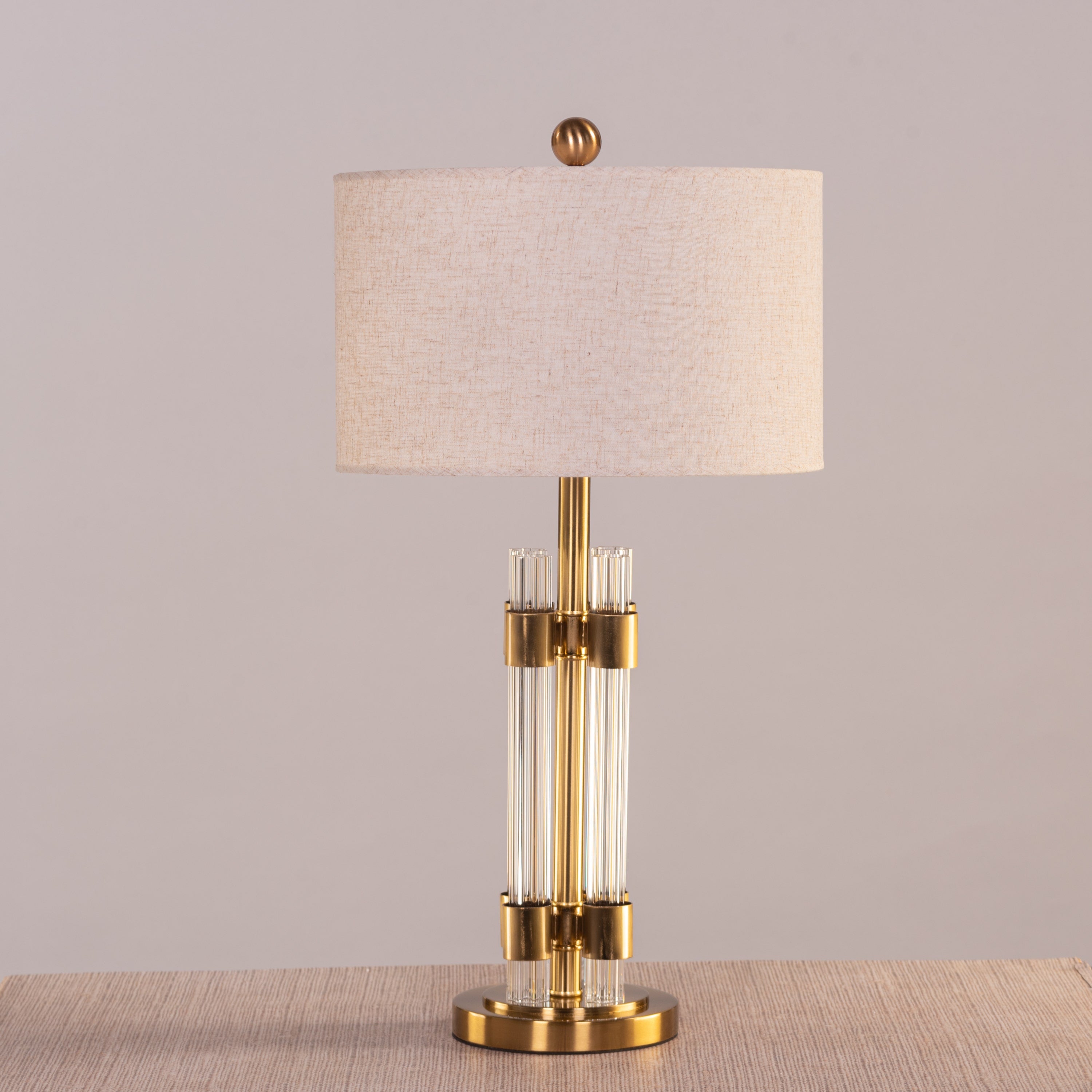 Shine Bright (Gold, Brown) Table Lamp