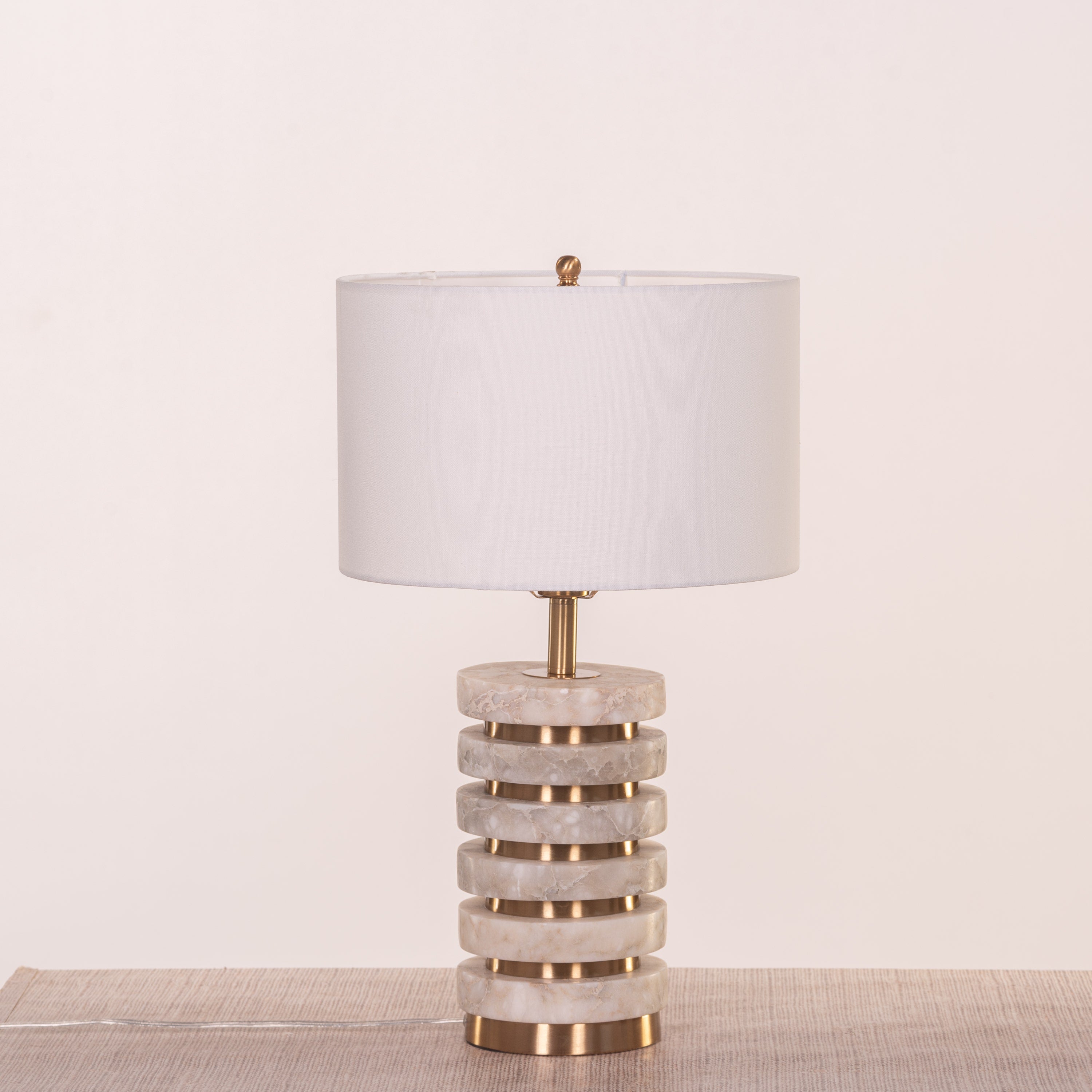 Never Have I Ever (Gold) Marble Table Lamp