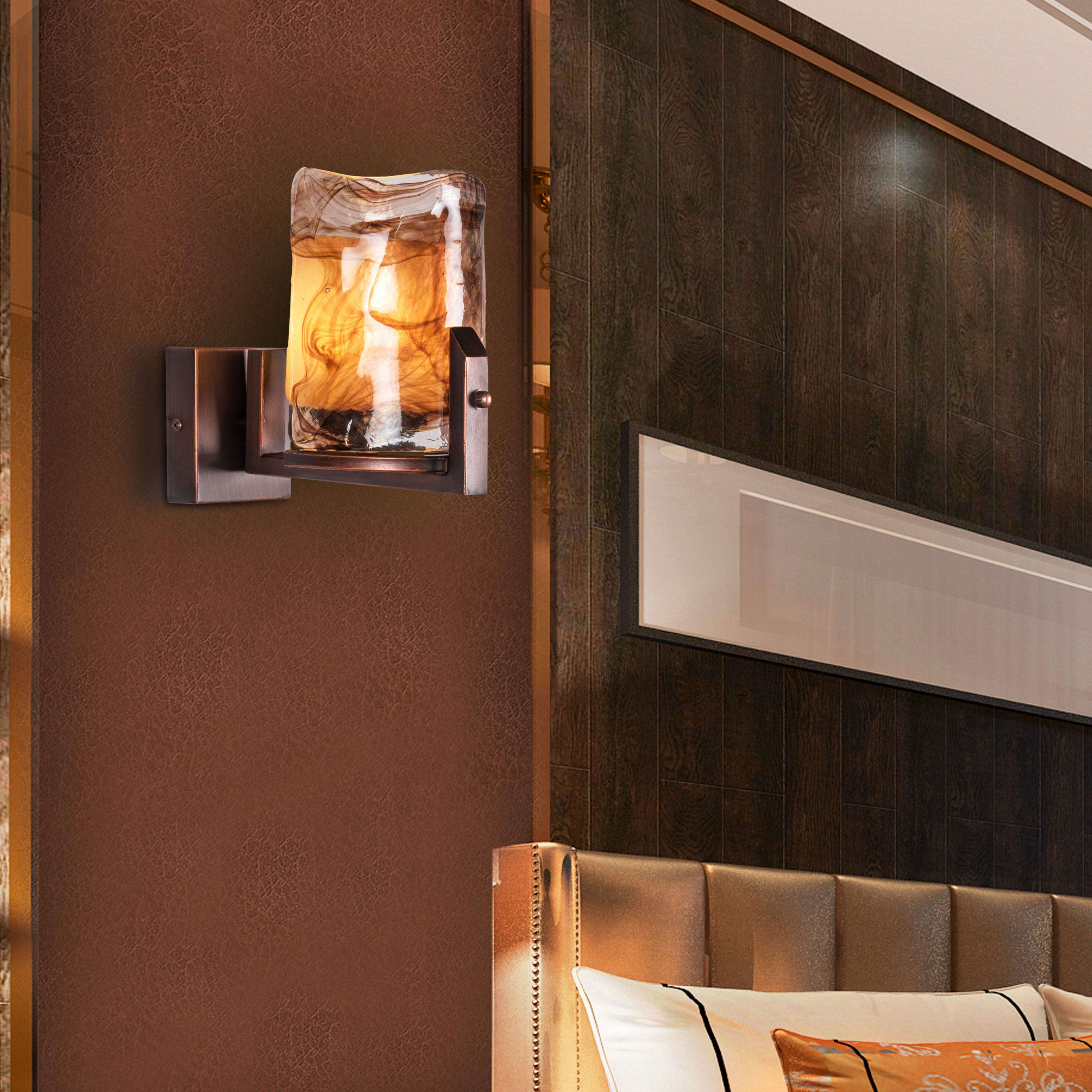 Unrequited Love (Coffee) Glass Wall Light