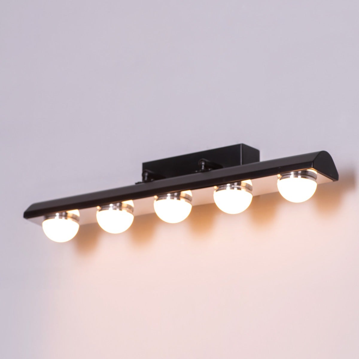 Stage Show (Small, White, Built-In LED) Vanity Light