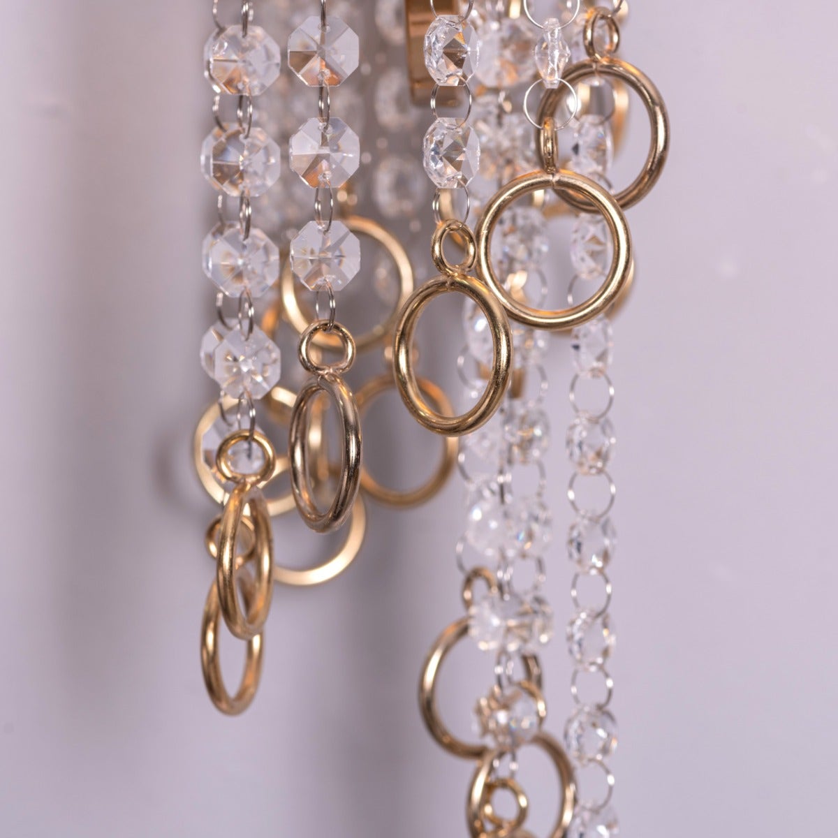 Myth & Magic (Gold, White) Crystal Wall Light