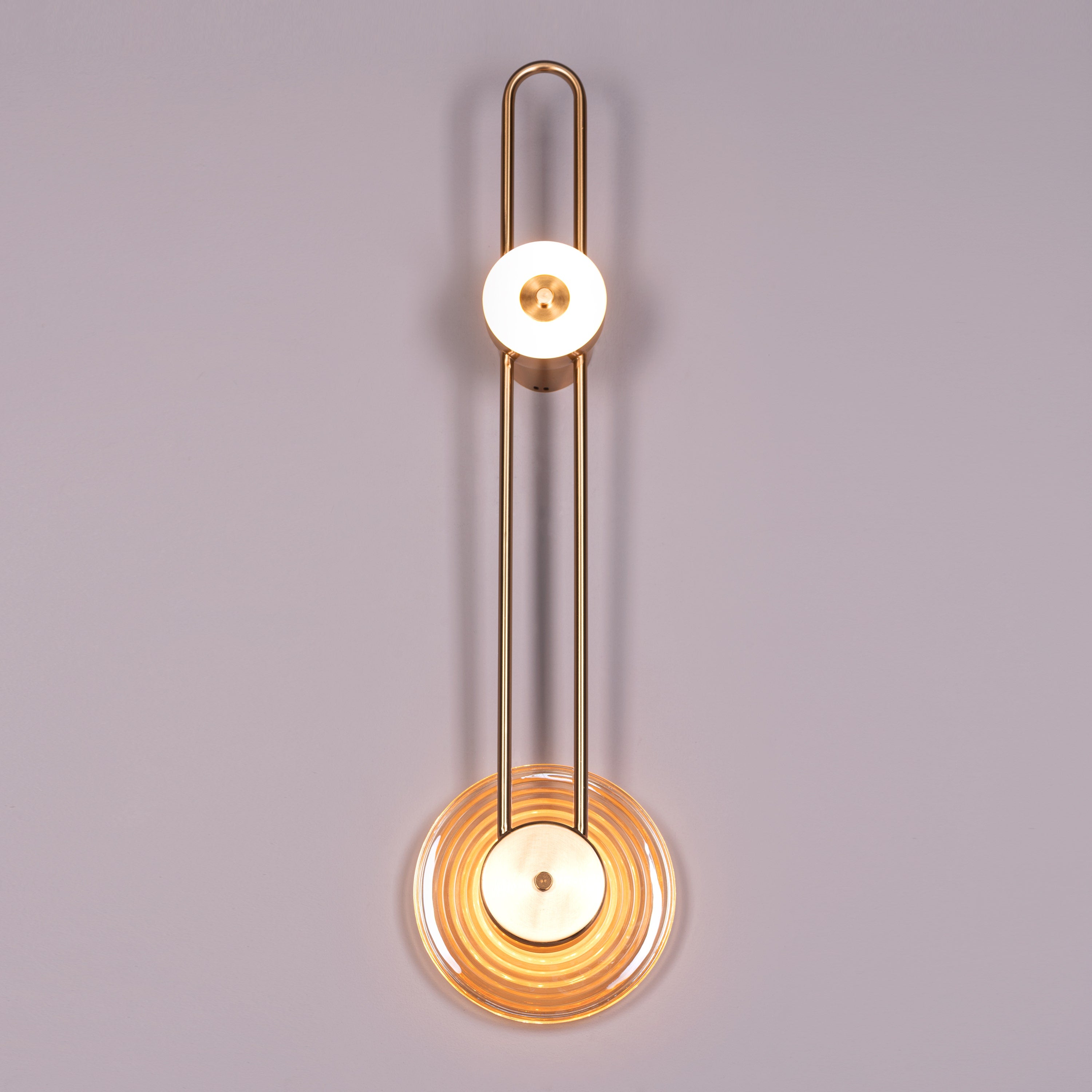 Sunkissed (Gold, Amber, 3 Color LED) Wall Light