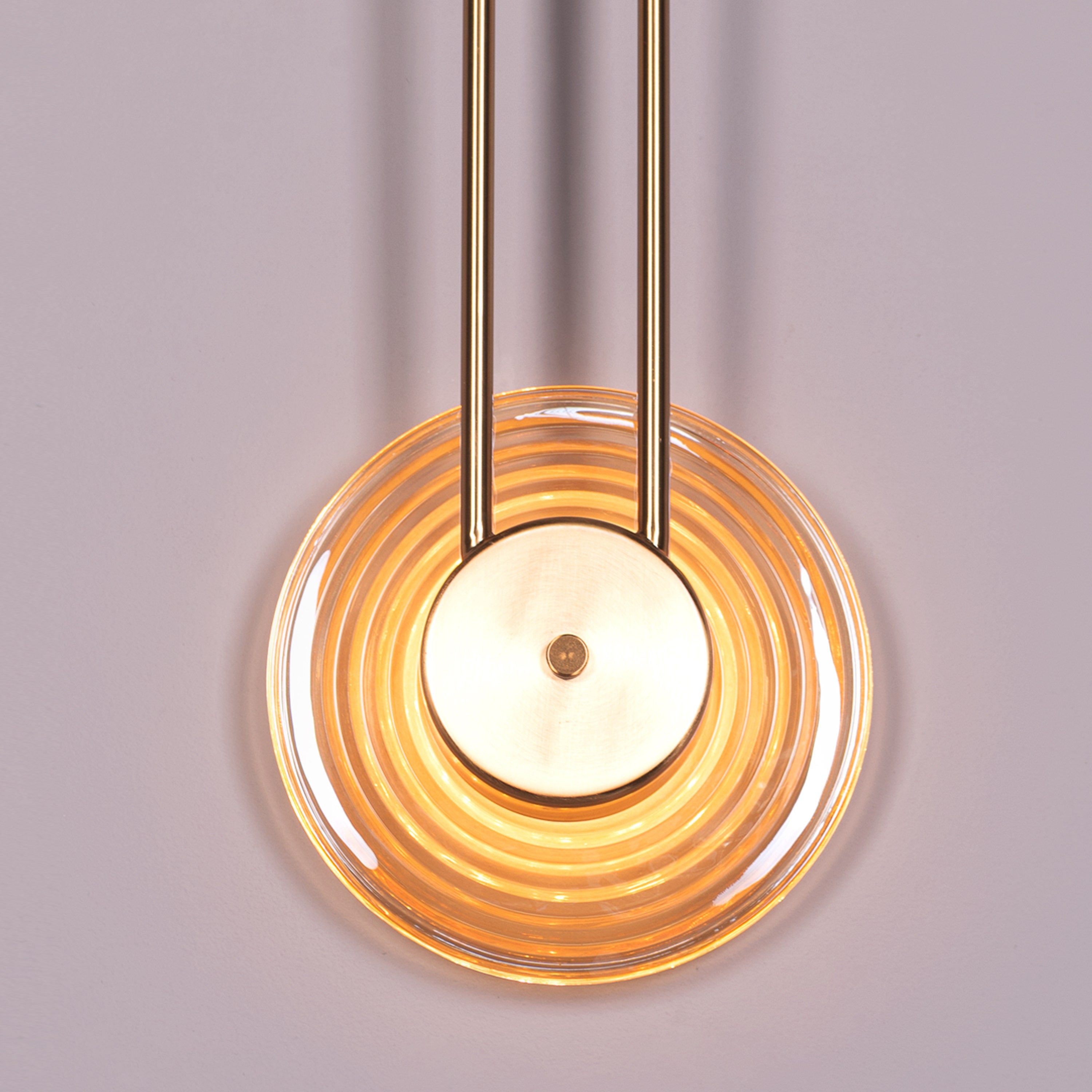 Sunkissed (Gold, Amber, 3 Color LED) Wall Light