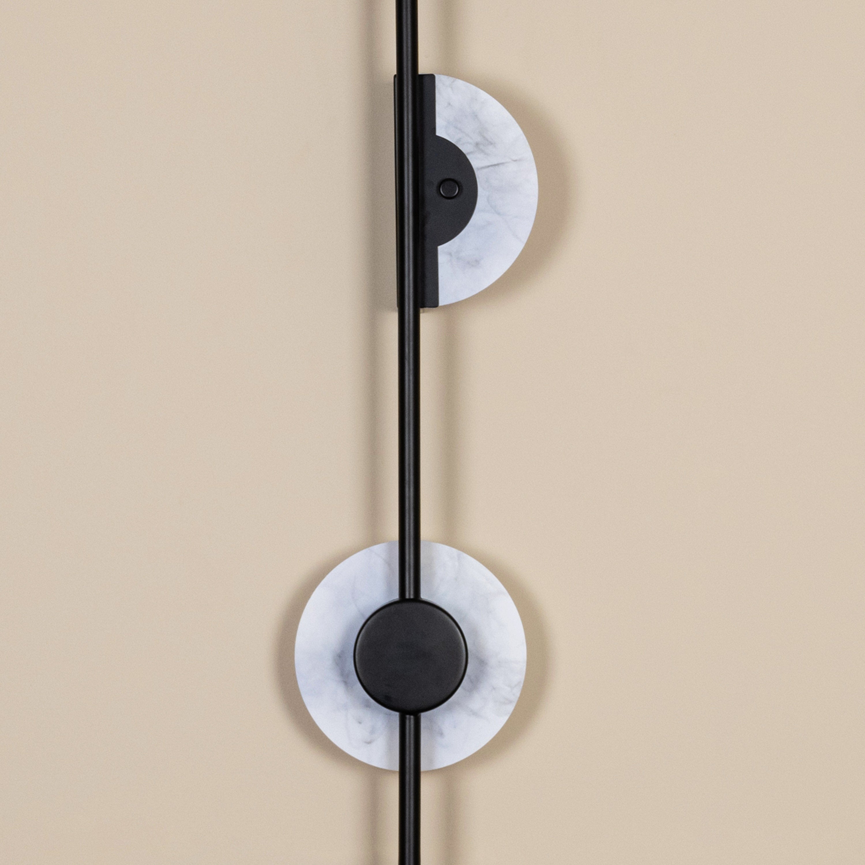 New Dawn (Black, 3 Color LED) Wall Light