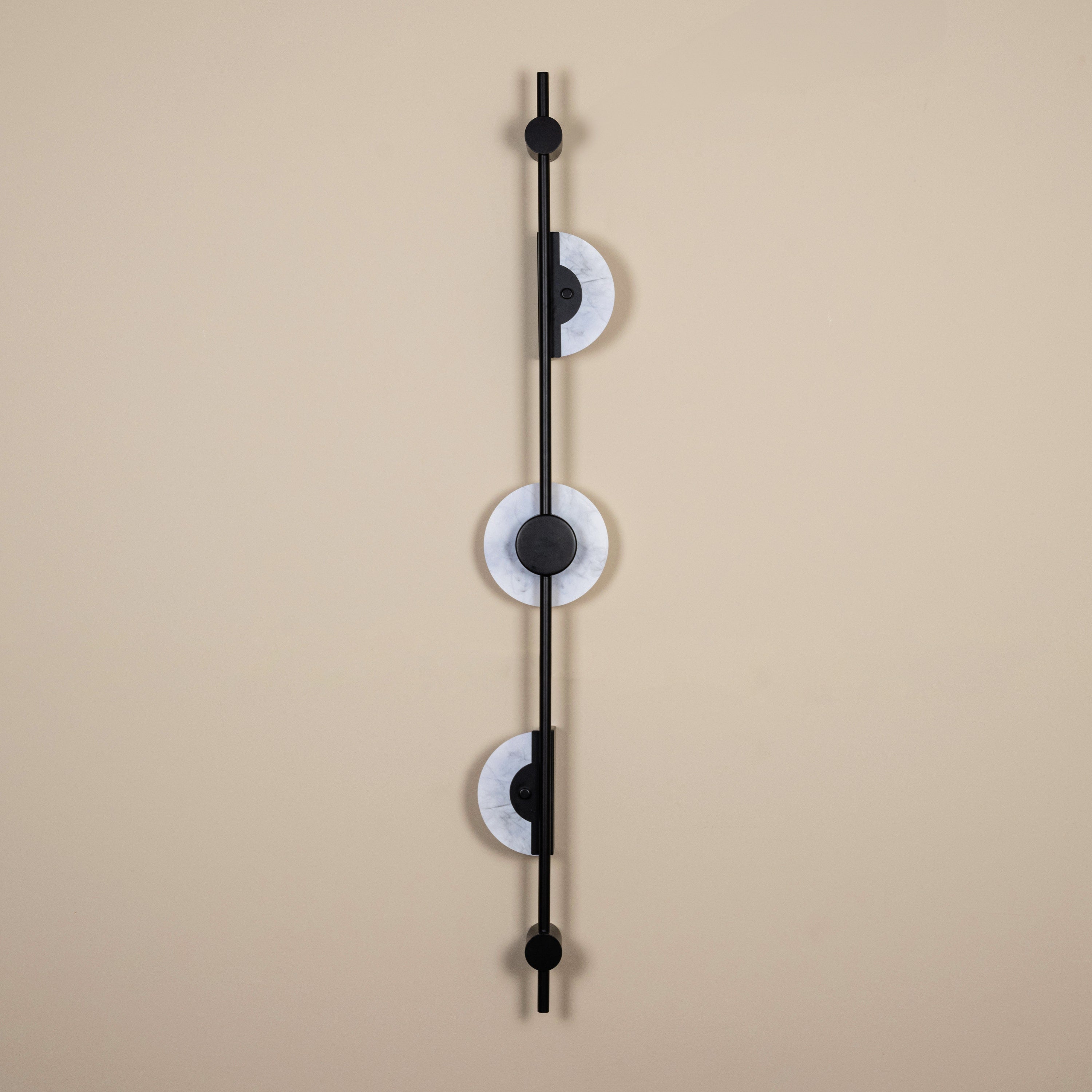 New Dawn (Black, 3 Color LED) Wall Light