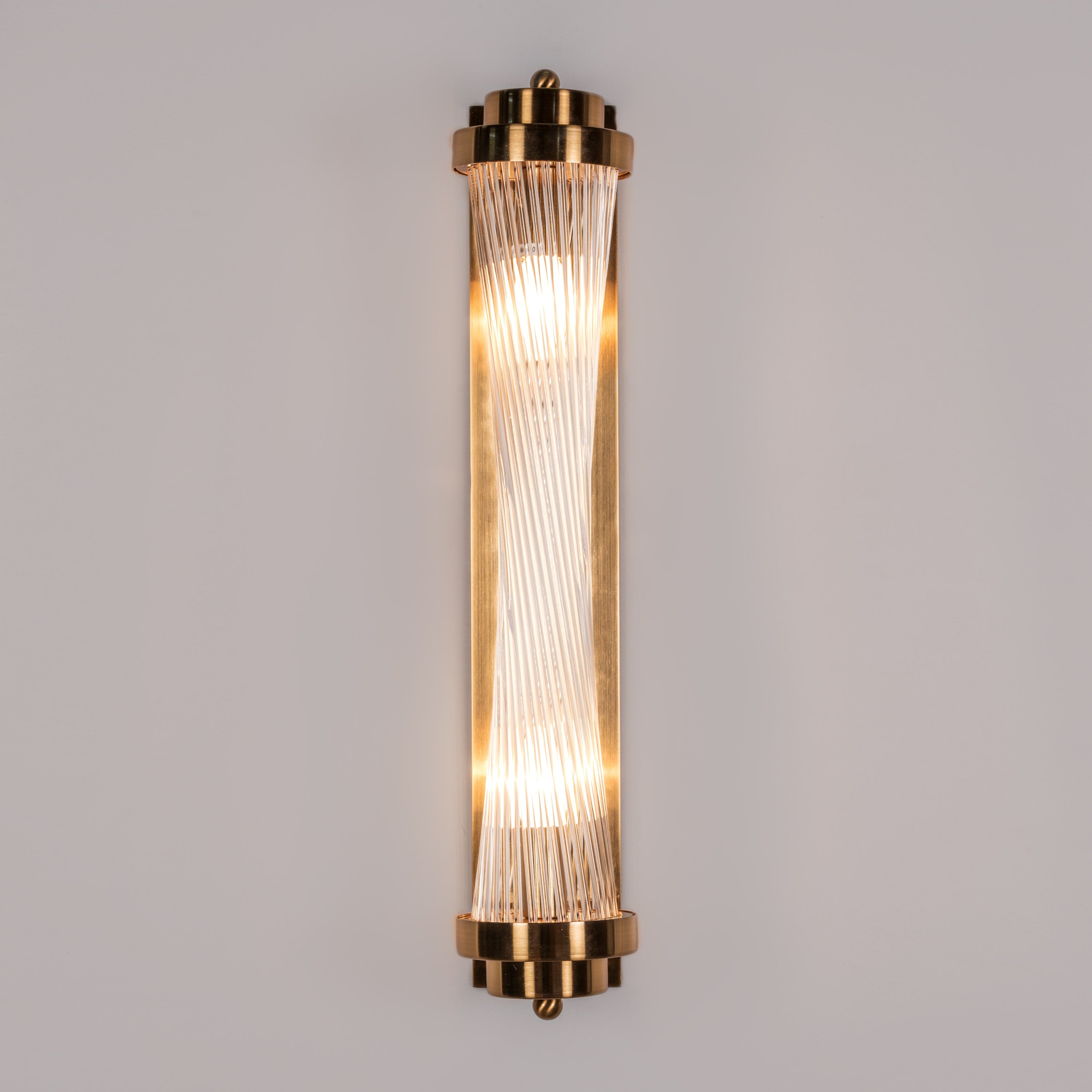 Dream On (Gold) Glass Tube Wall Light