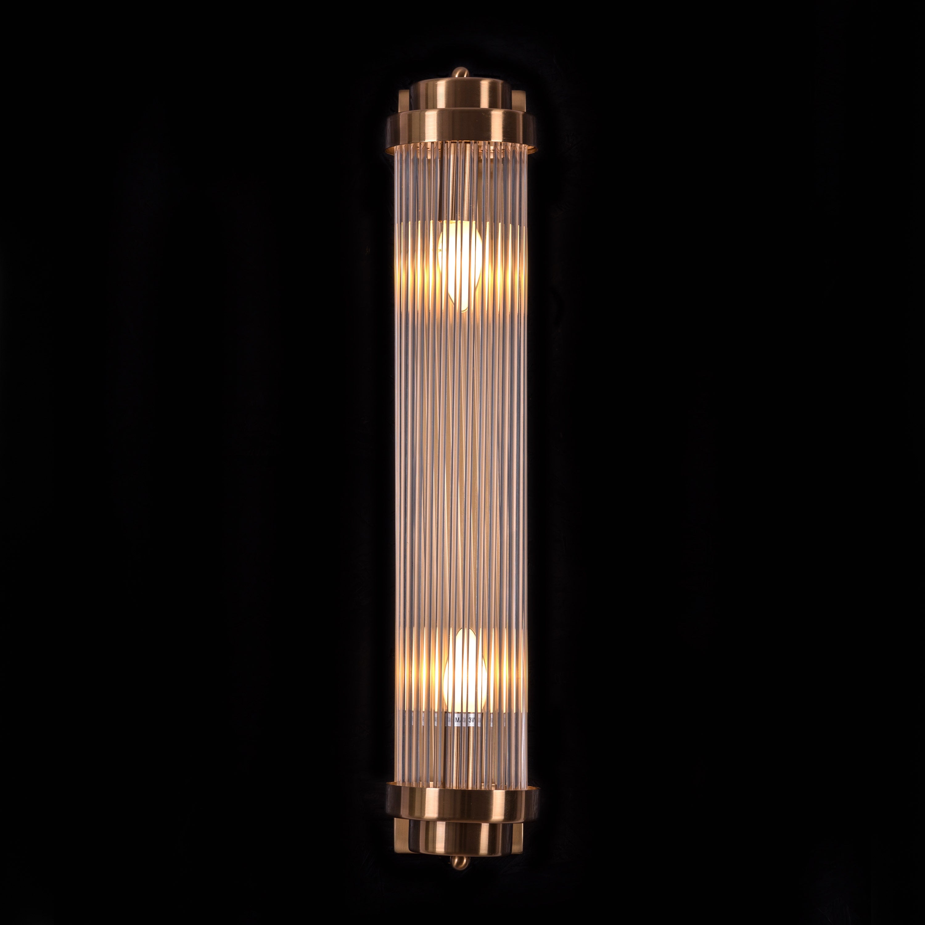 Dream On (Gold) Glass Tube Wall Light