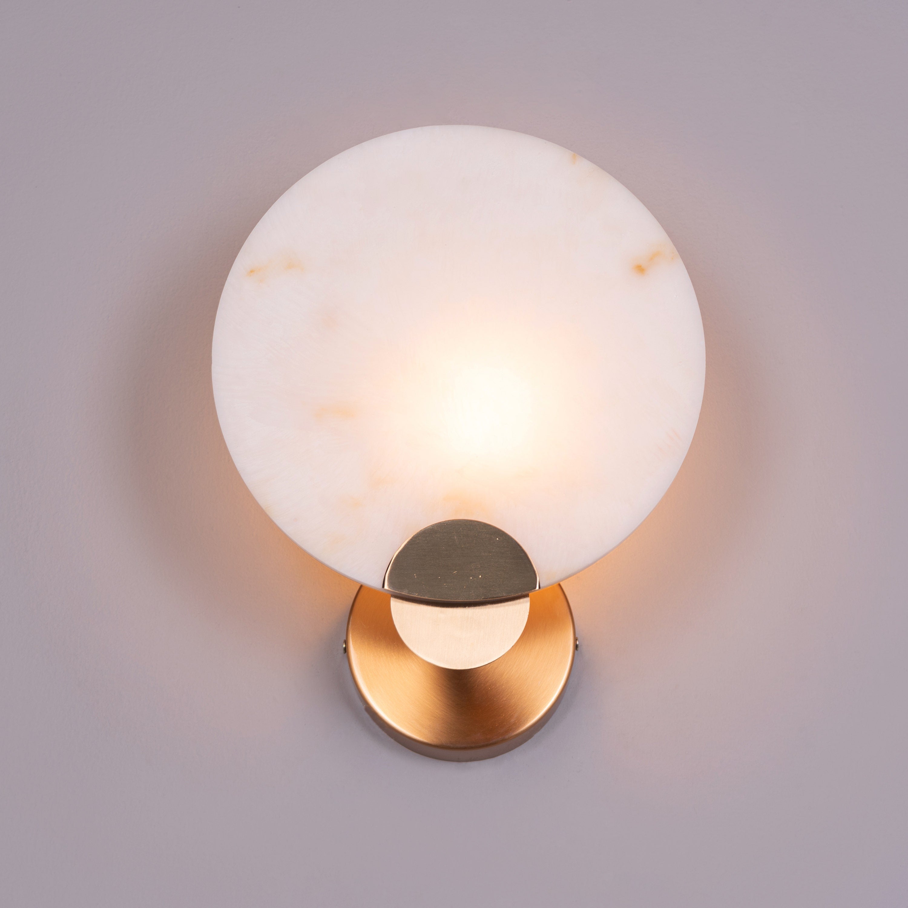 Crazy In Love (Gold) Alabaster Wall Light