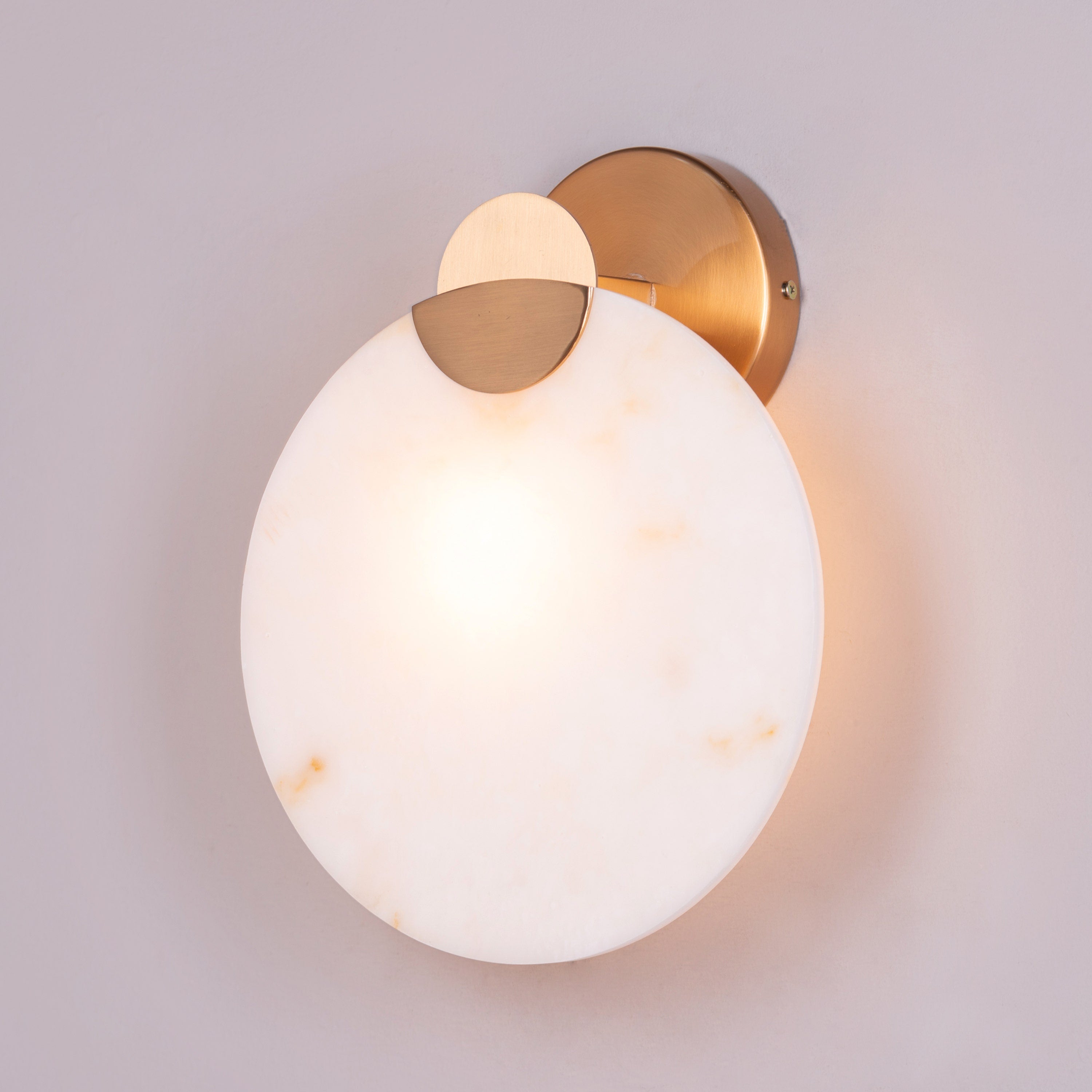 Crazy In Love (Gold) Alabaster Wall Light