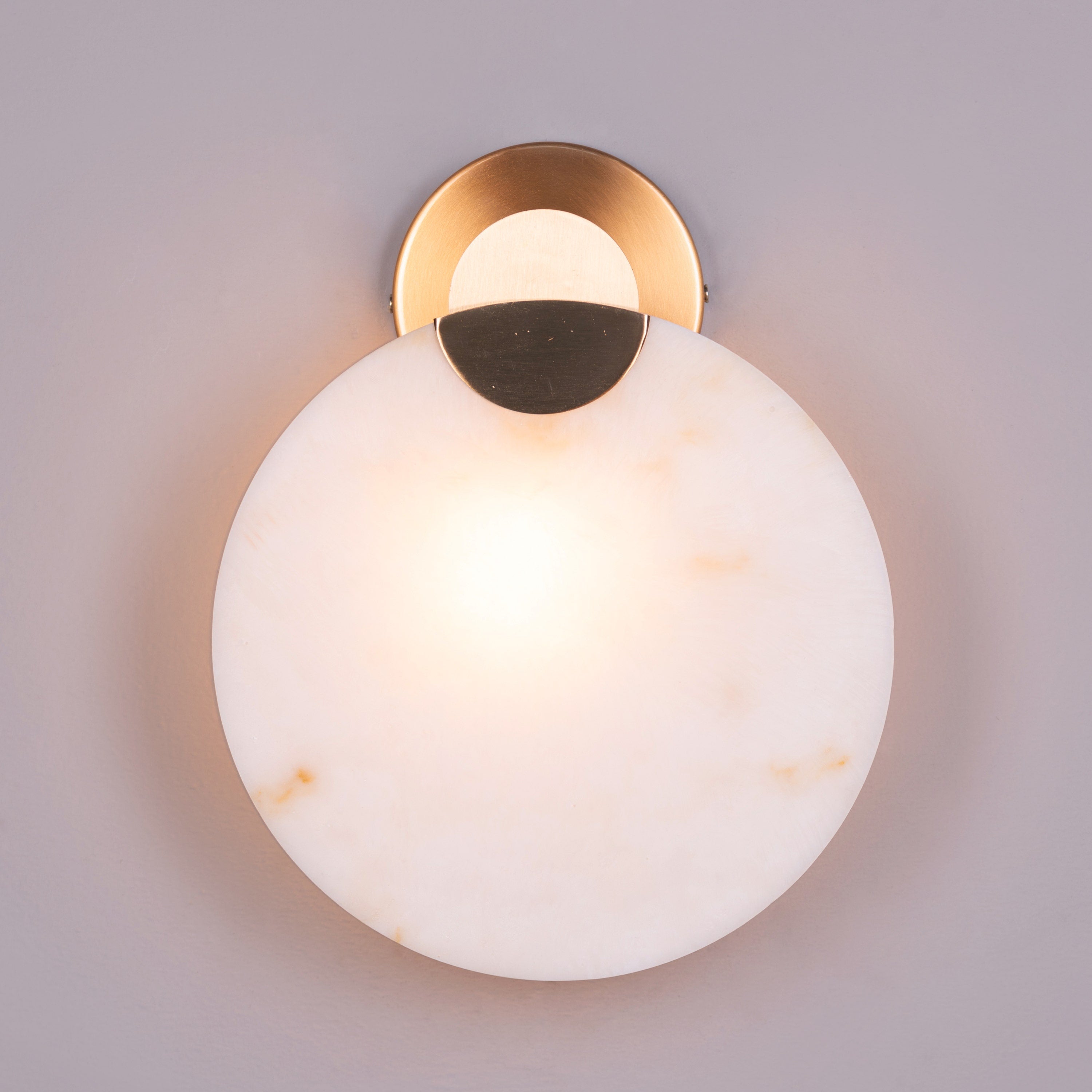 Crazy In Love (Gold) Alabaster Wall Light