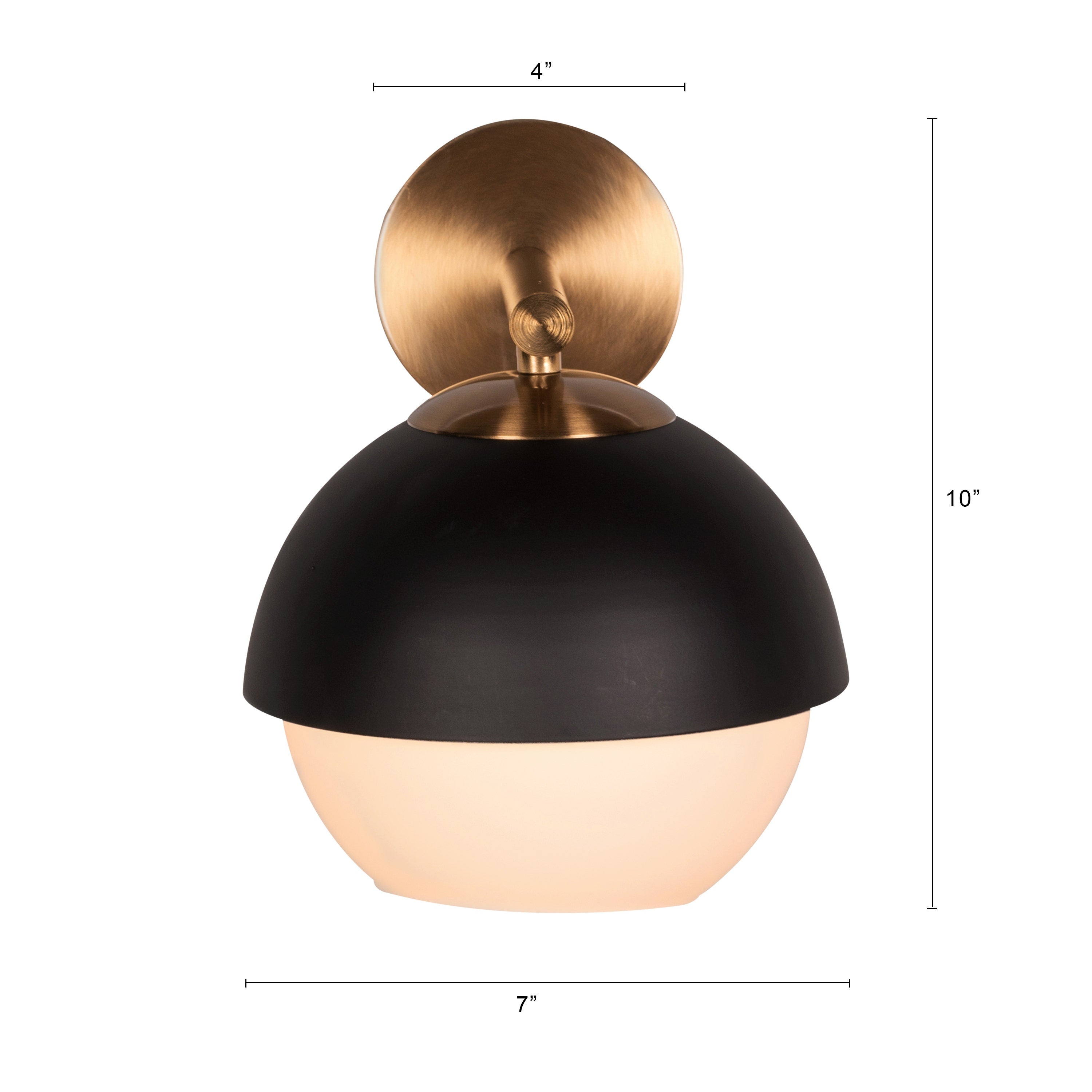 Addiction (Gold, Black) Wall Light