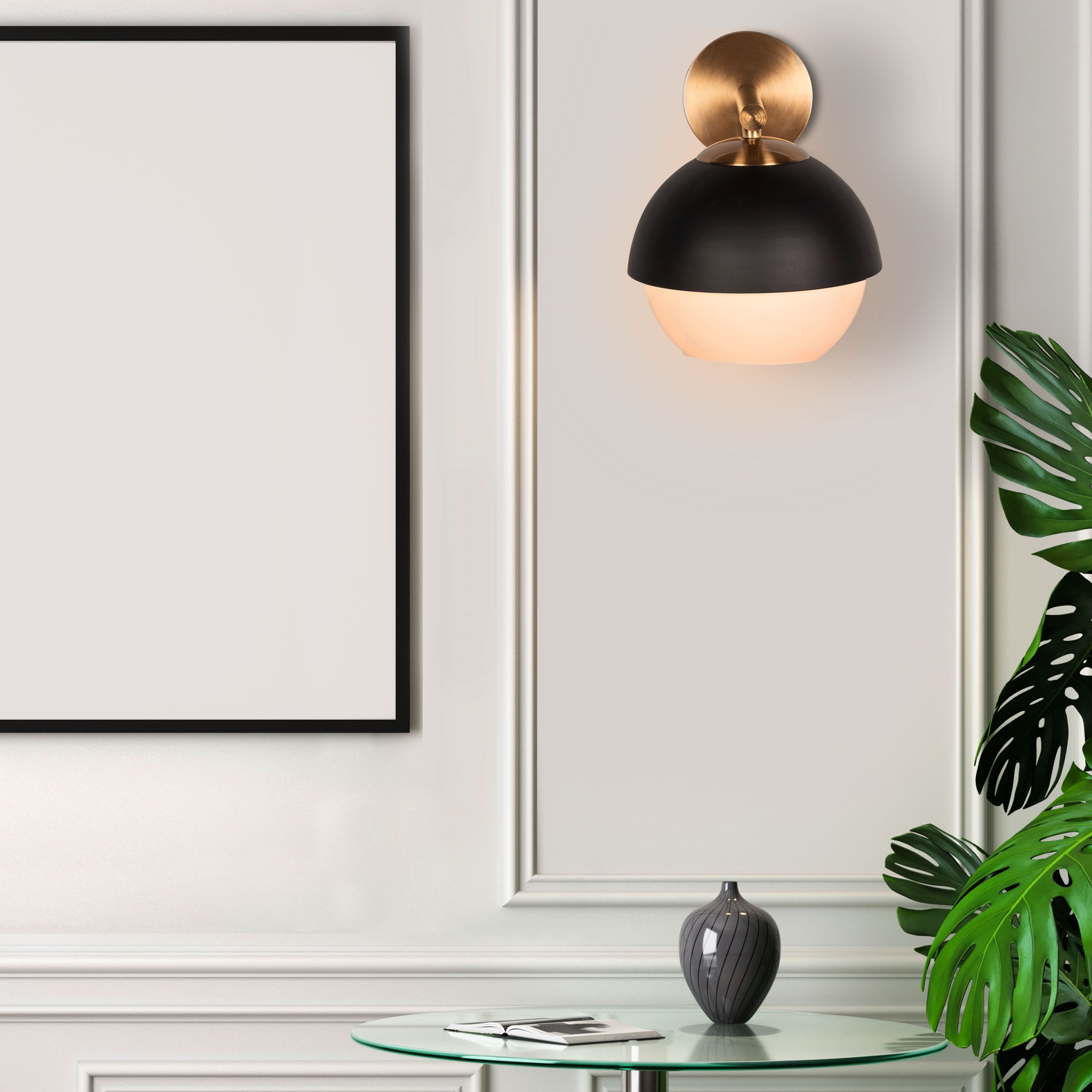 Addiction (Gold, Black) Wall Light