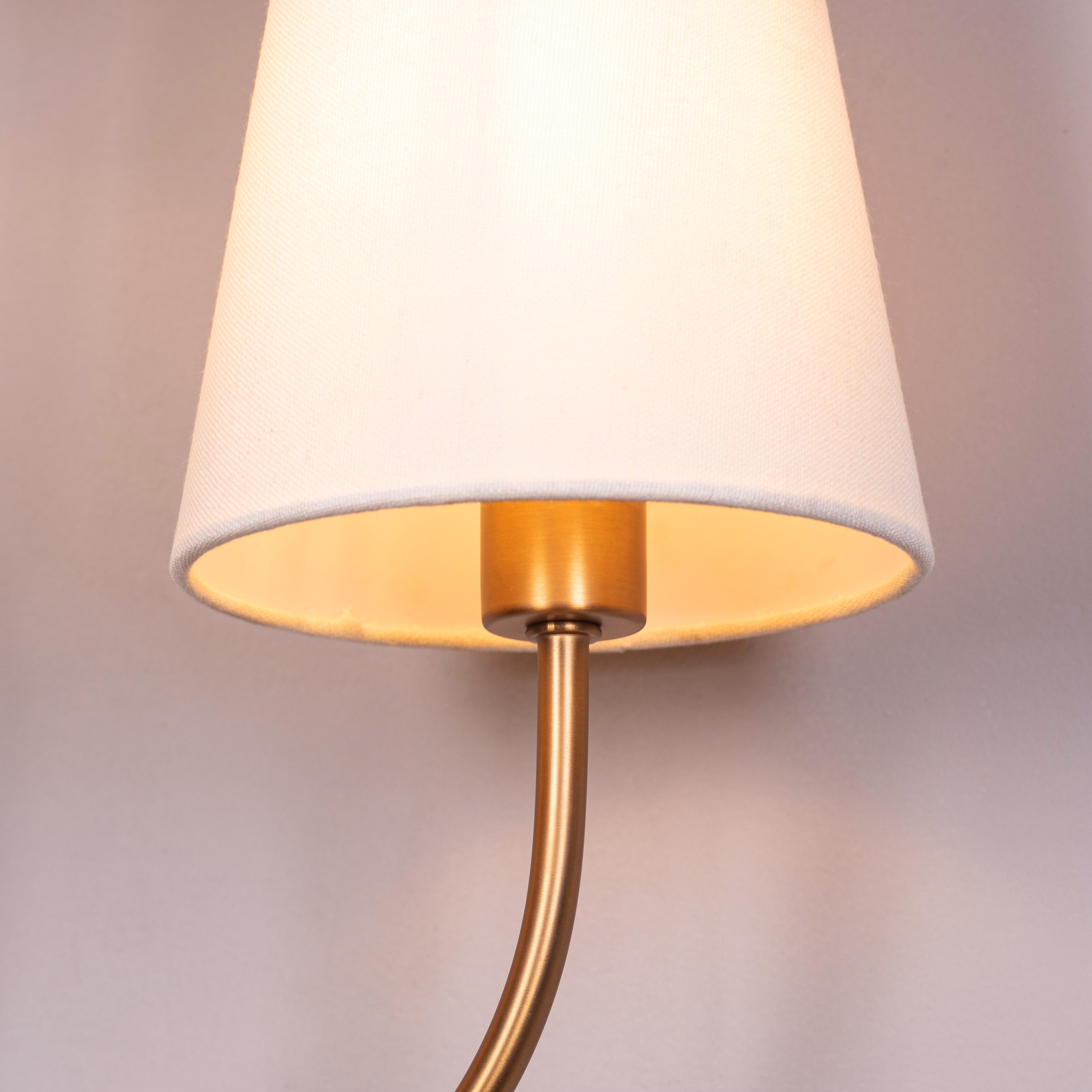 See The Unseen (Gold) Fabric Wall Light