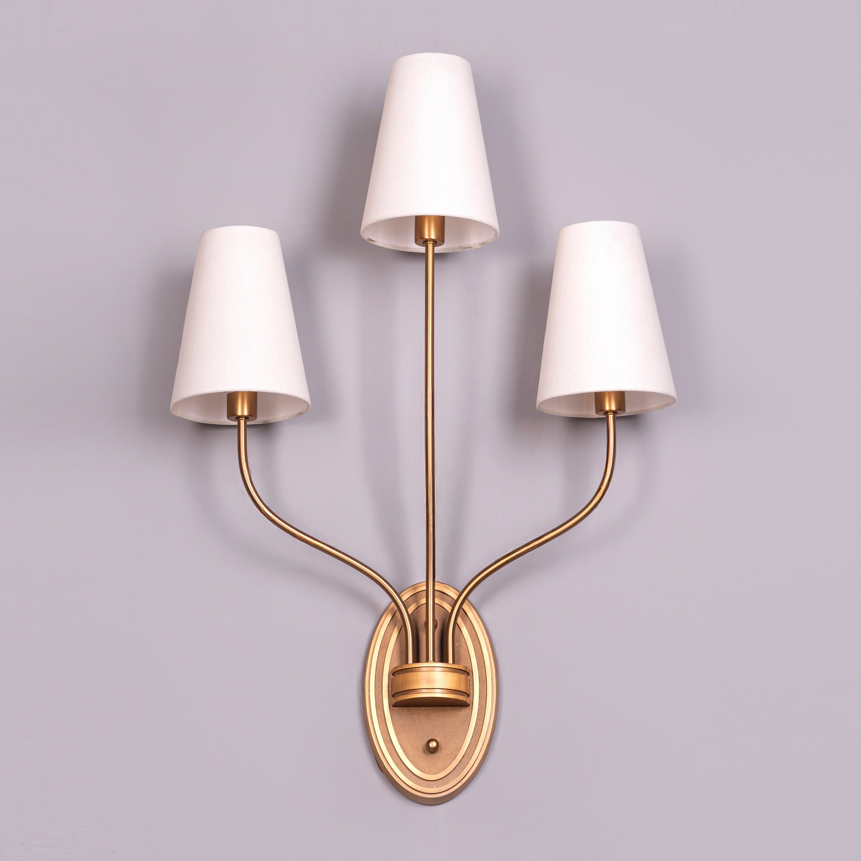 See The Unseen (Gold) Fabric Wall Light