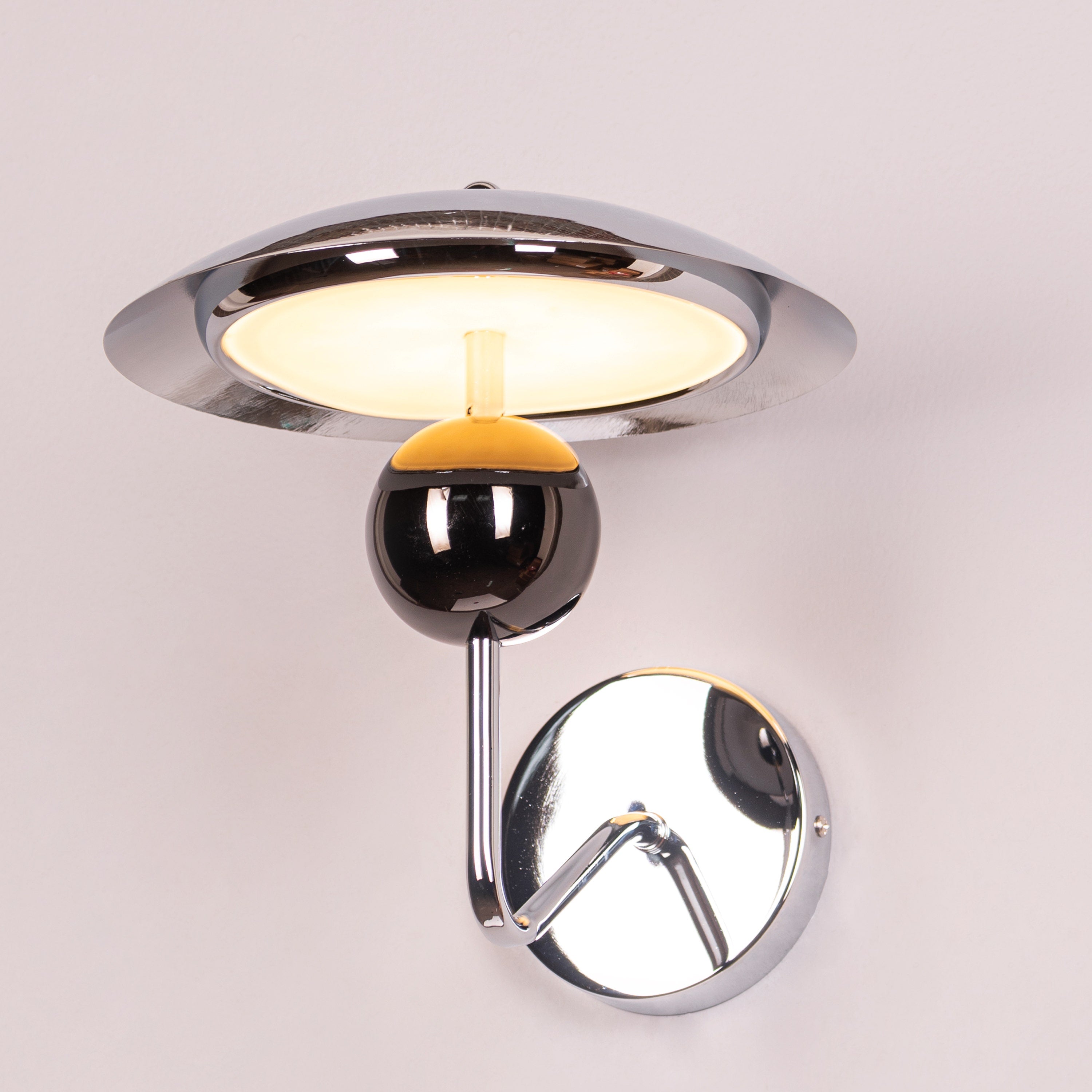 Balmoral Affair (Black, 3 Color Built-In LED) Glass Wall Light