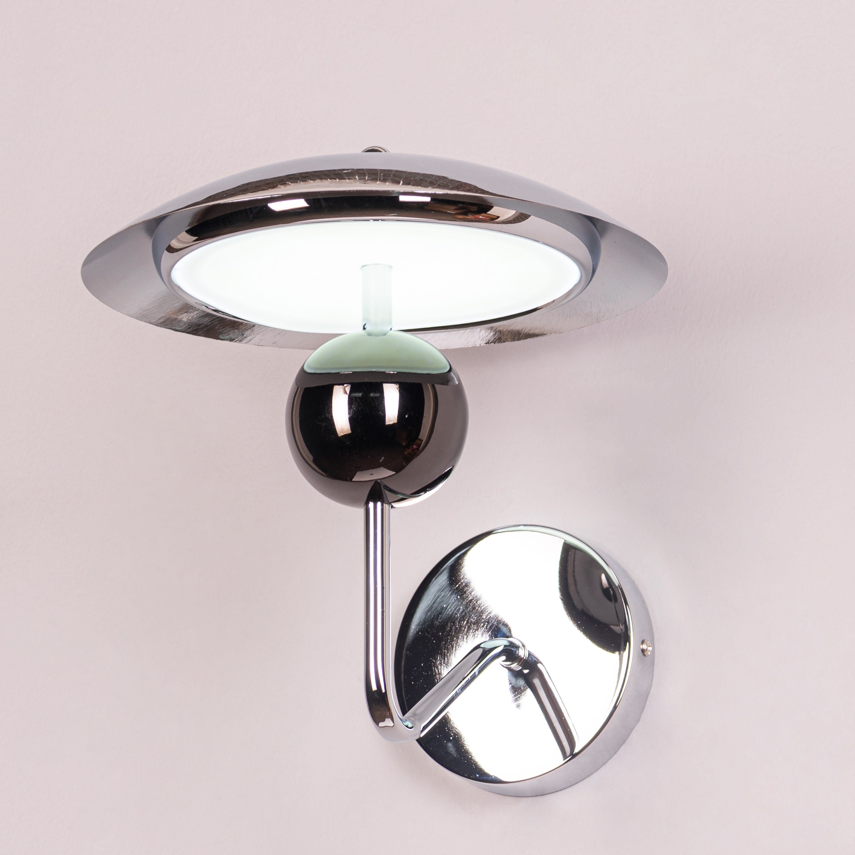 Balmoral Affair (Black, 3 Color Built-In LED) Glass Wall Light