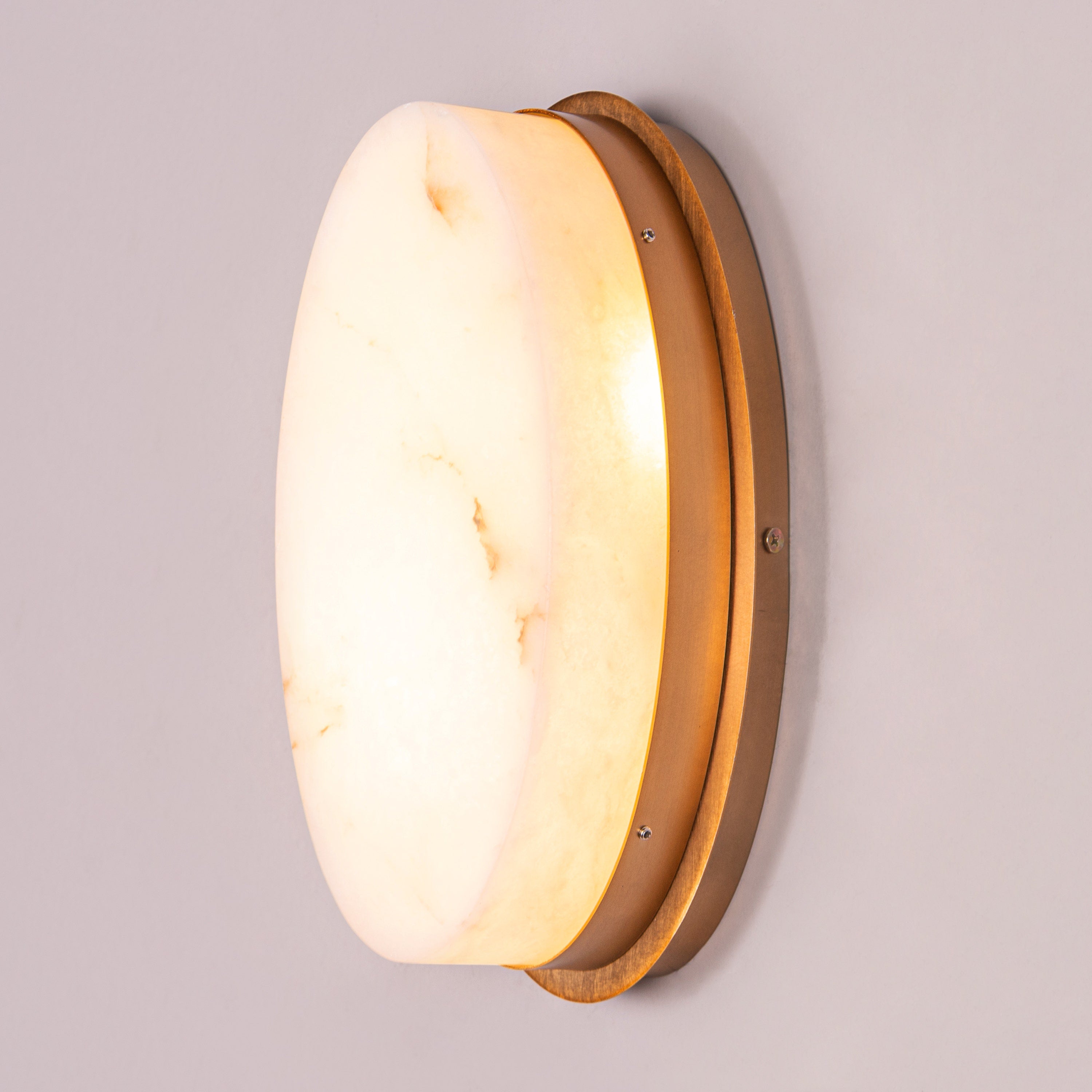 Keep Looking (Gold) Alabaster Wall Light