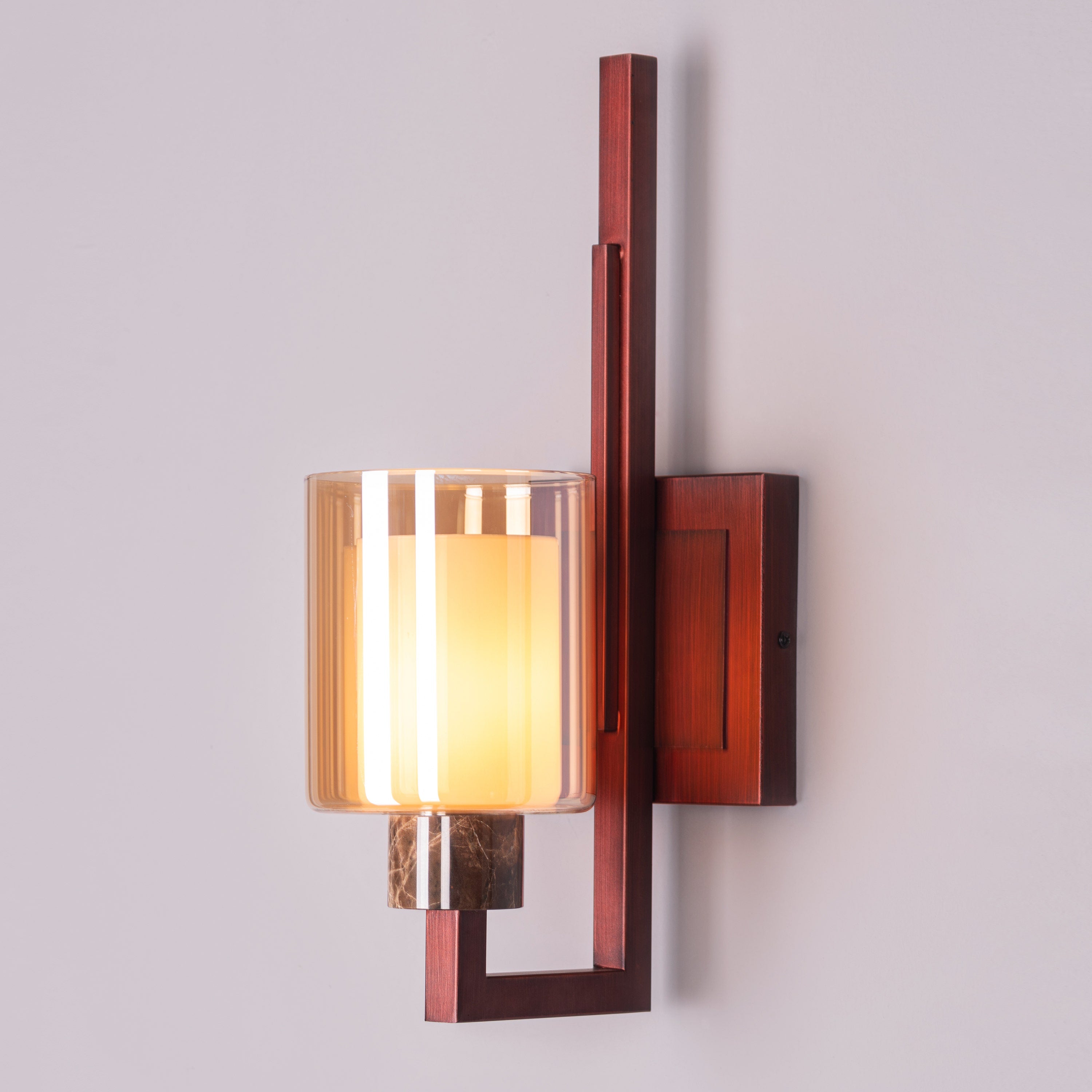 Fallen Angels (Coffee) Marble Wall Light