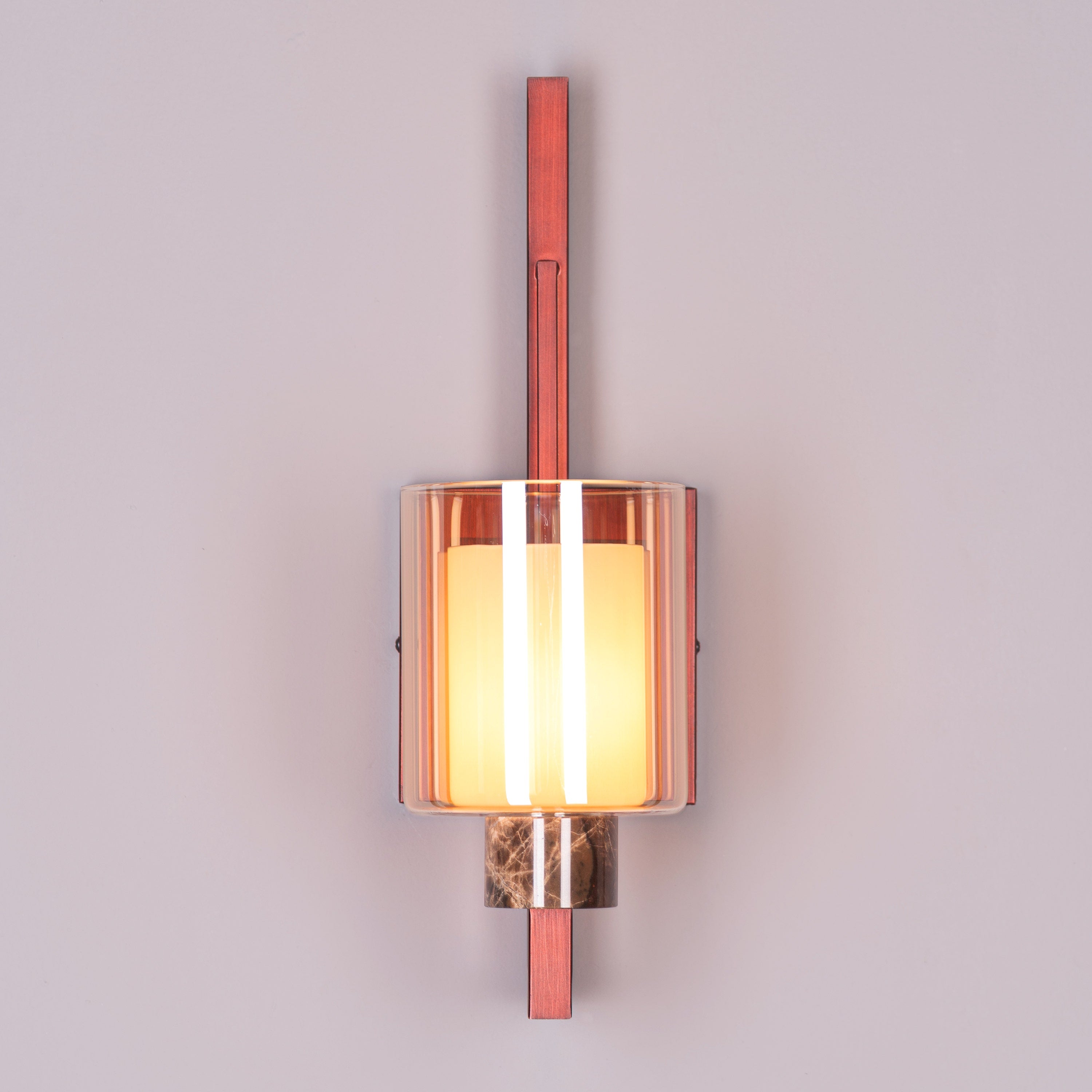 Fallen Angels (Coffee) Marble Wall Light