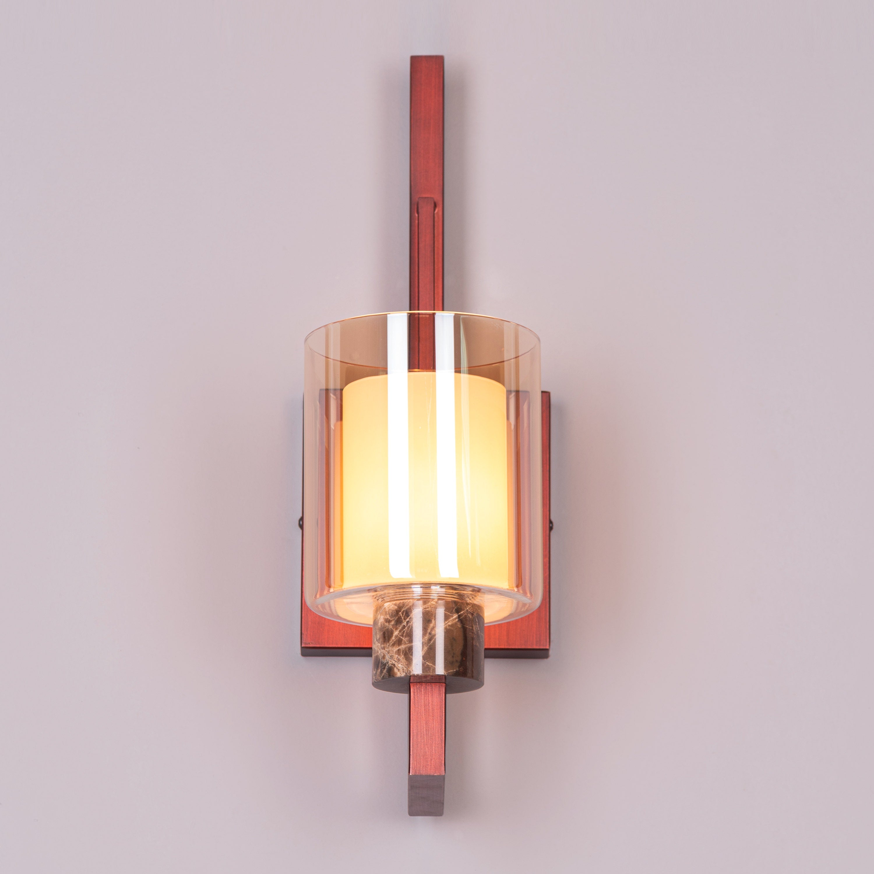 Fallen Angels (Coffee) Marble Wall Light