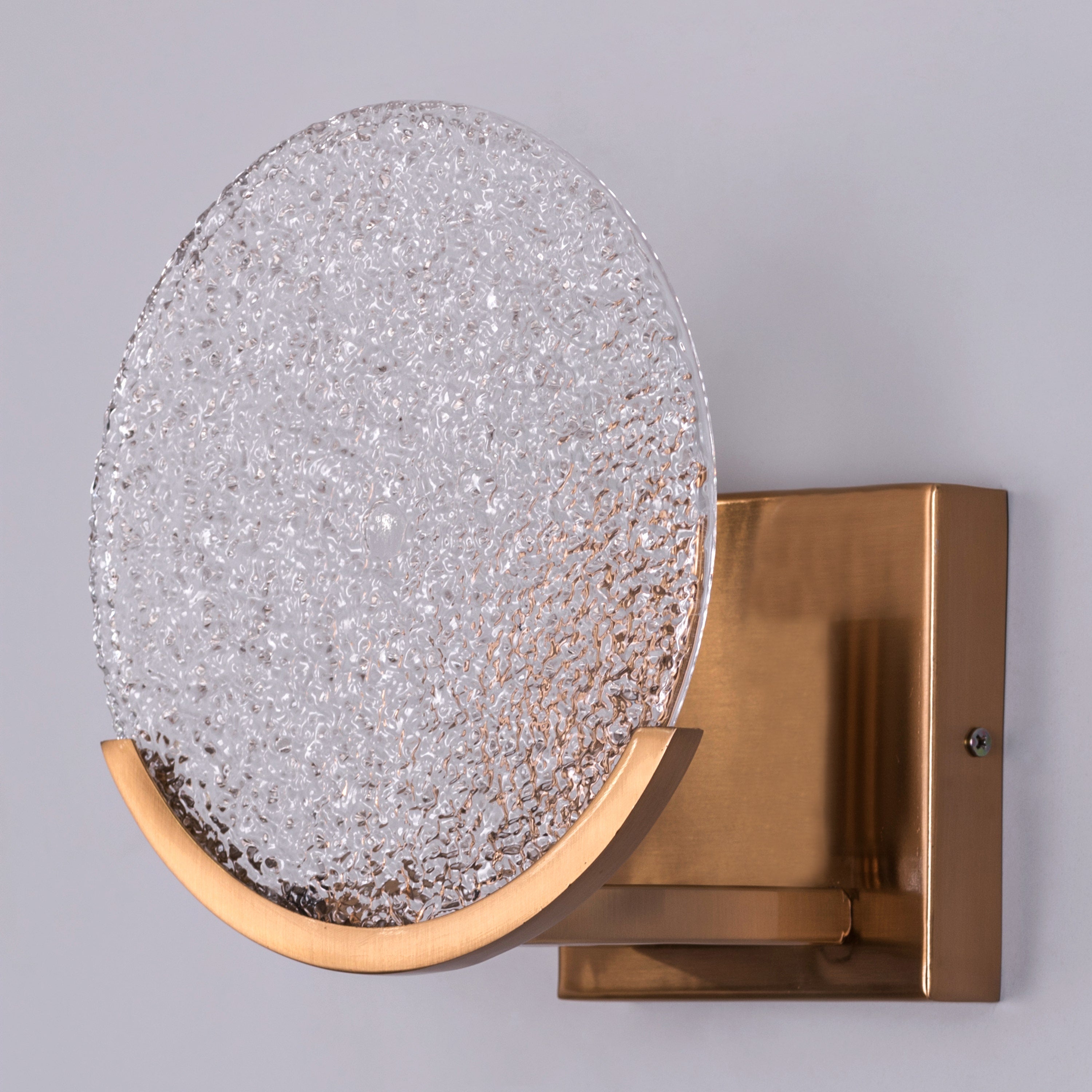 Legacy (Round, Gold) Glass Wall Light