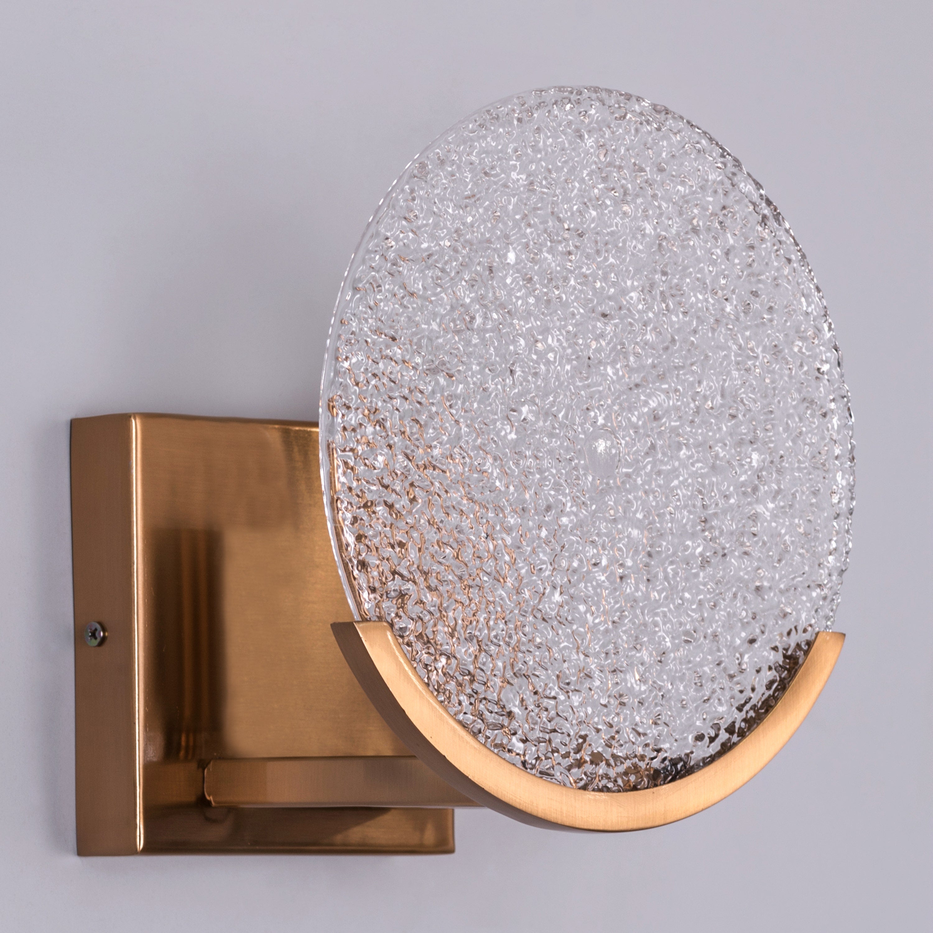 Legacy (Round, Gold) Glass Wall Light
