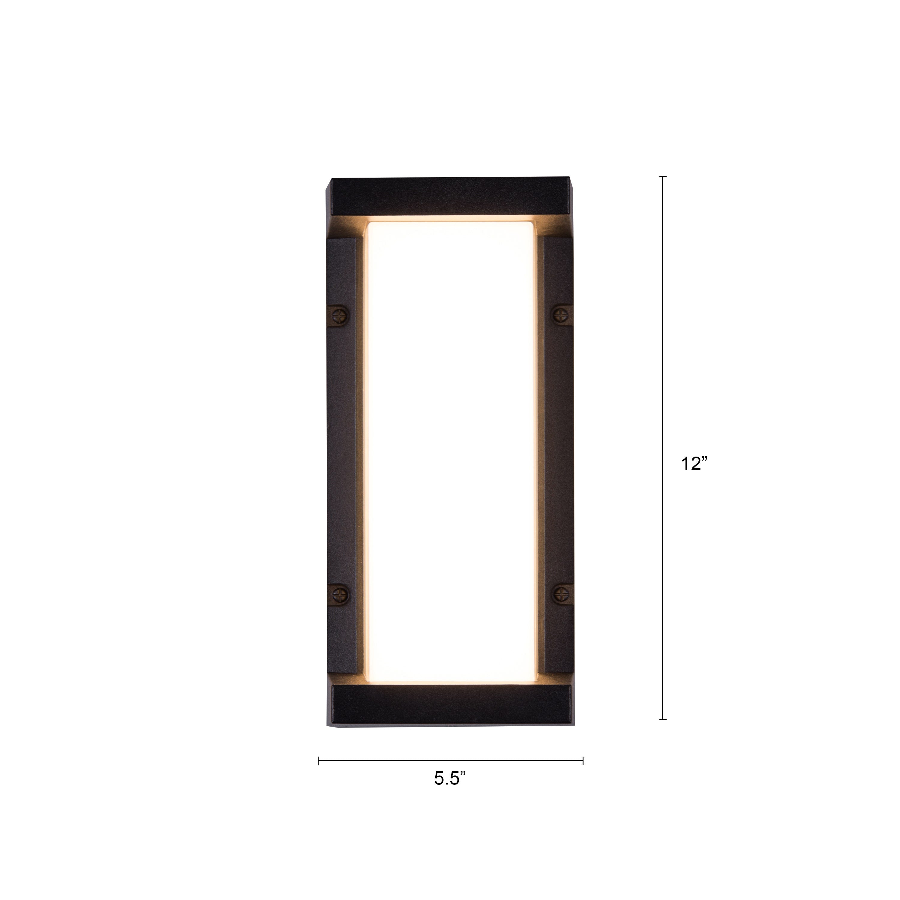 Come Alive (Big, Black, LED) Outdoor Wall Light