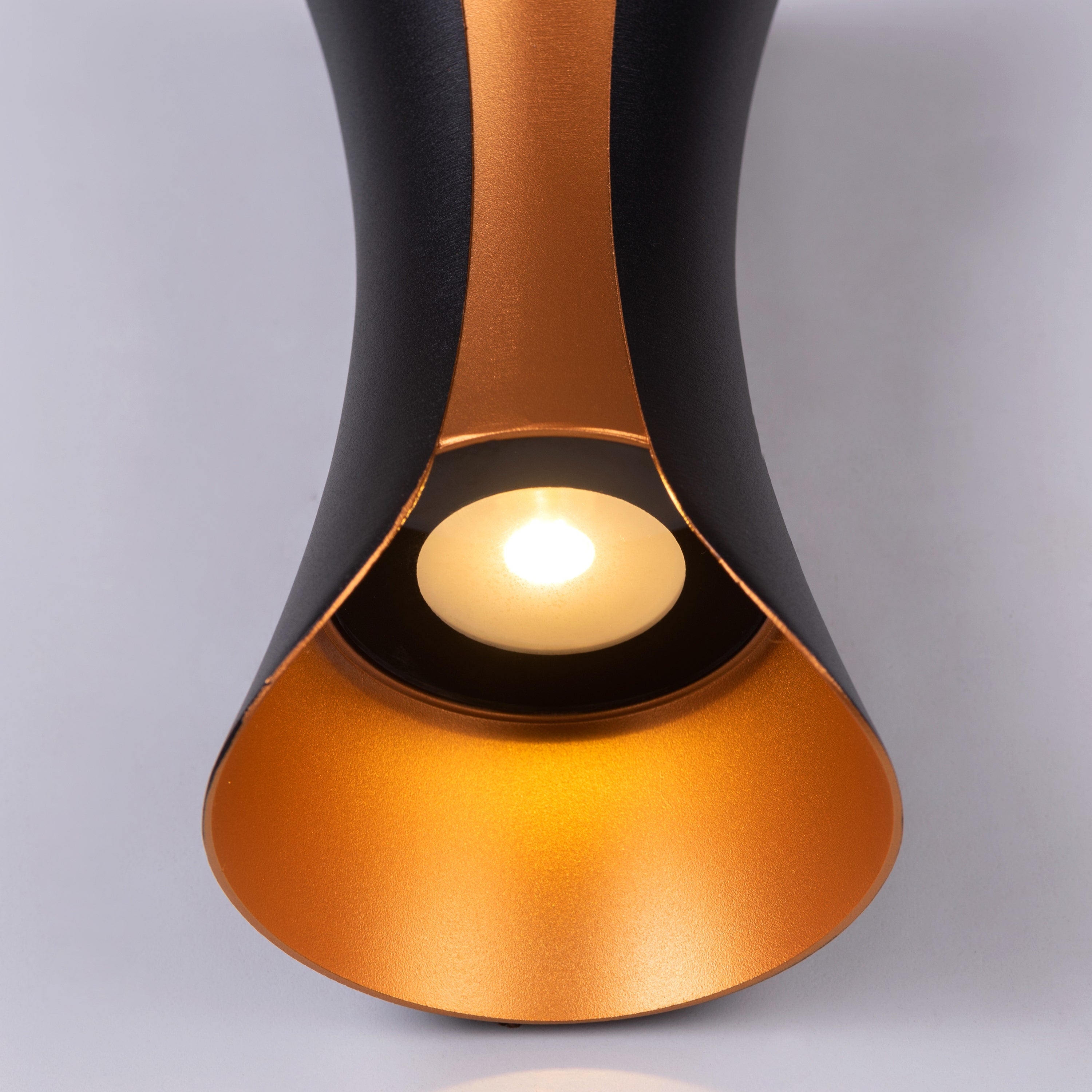 Amalfi (Black, Built-in LED) Indoor/Outdoor Wall Light (IP65 Rated)