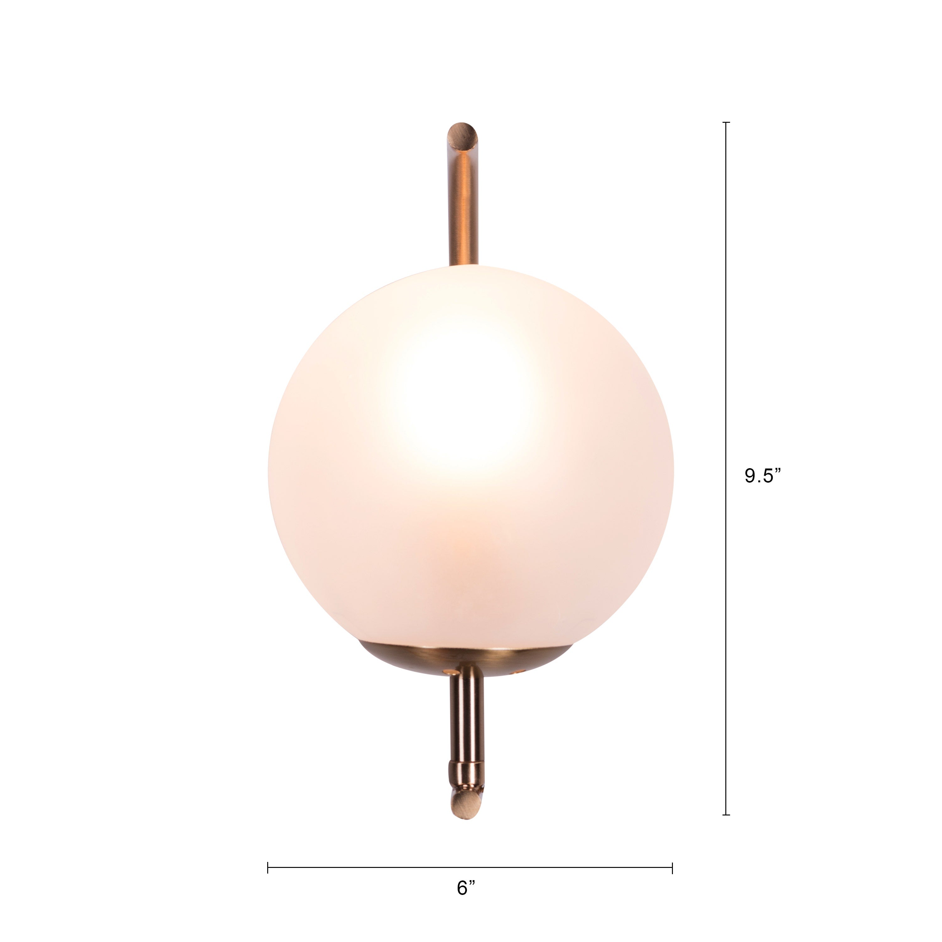 Show Me Love (Gold) Wall Light