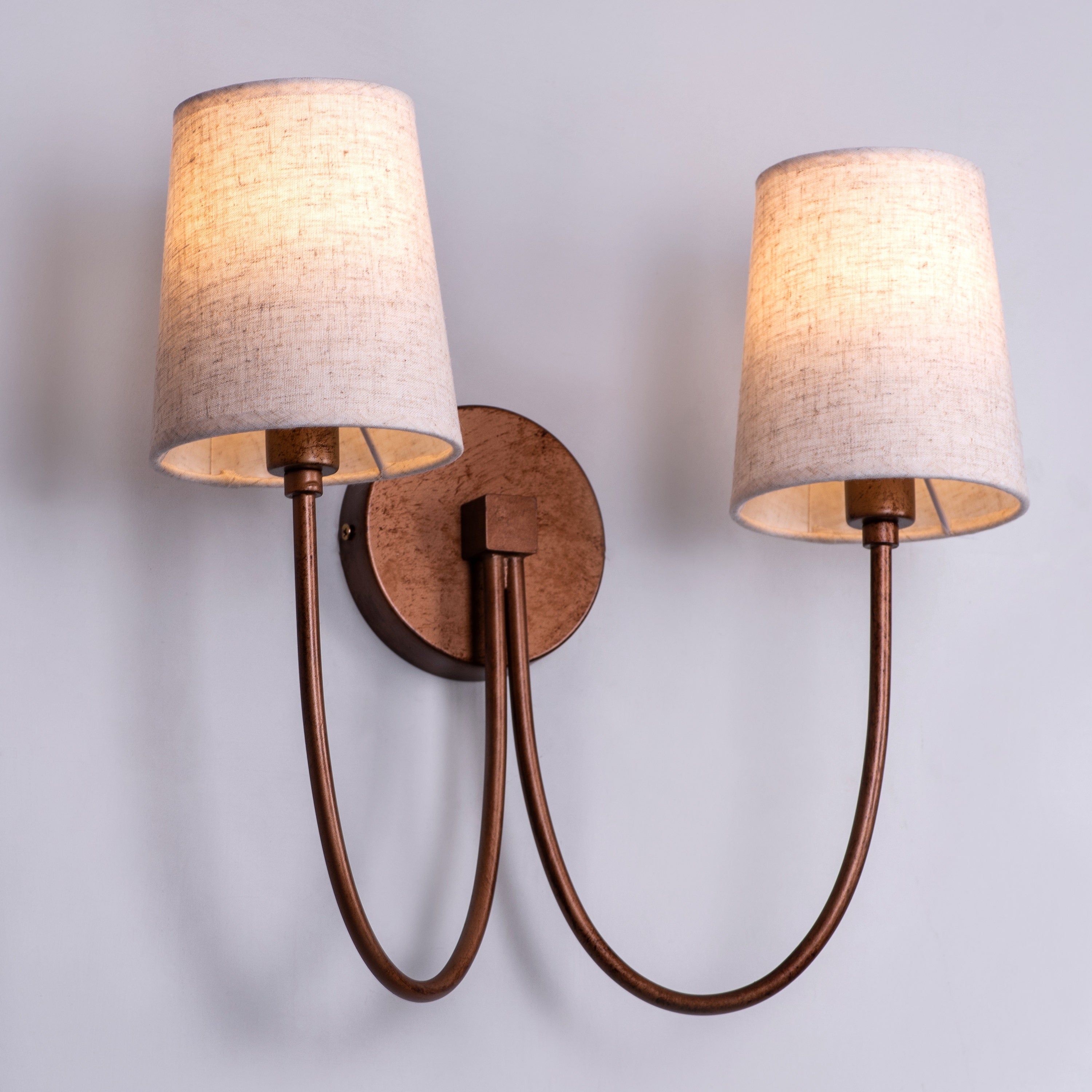 Coffee High (Antique Gold) Wall Light