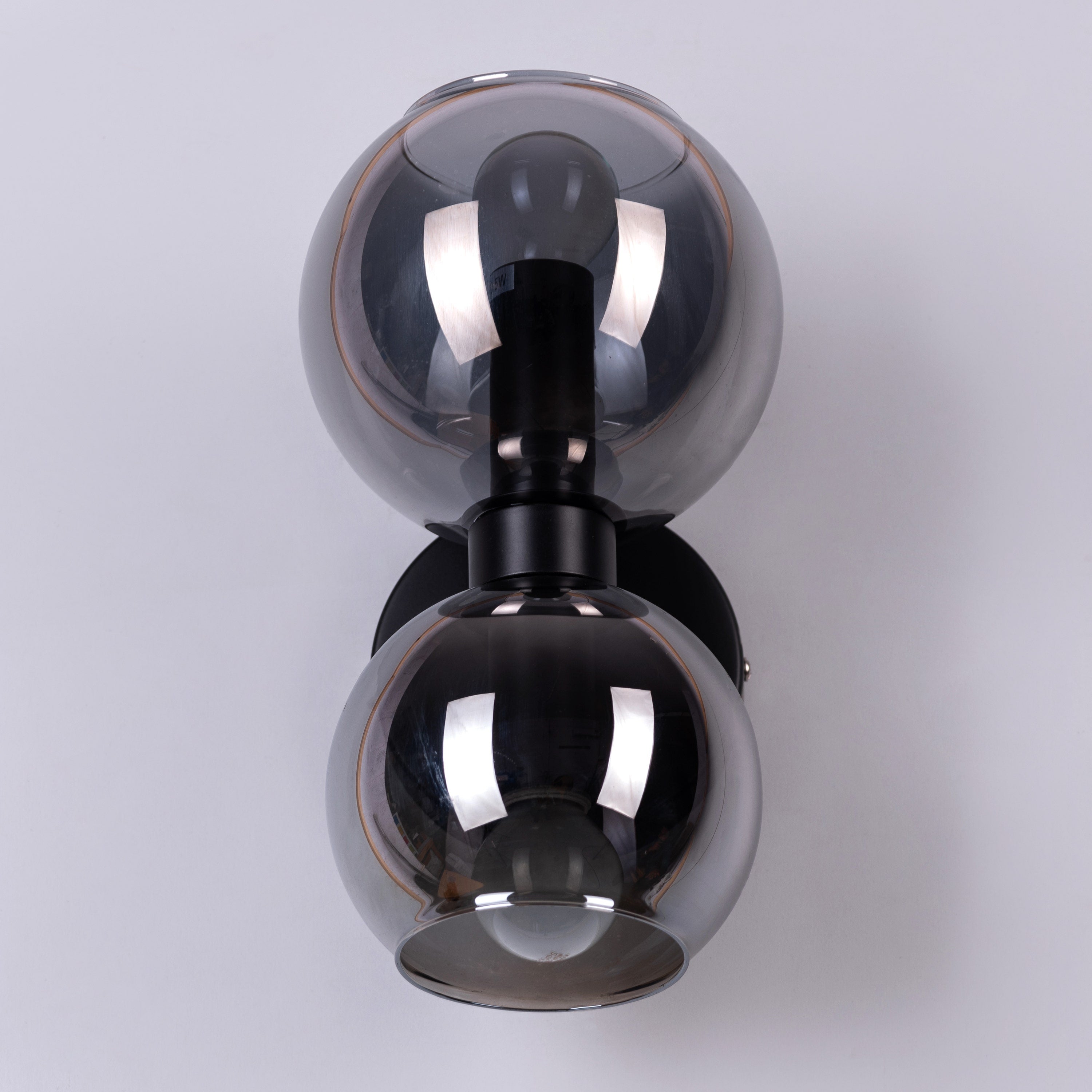 Afloat (Black, Smokey Grey) Glass Wall Light
