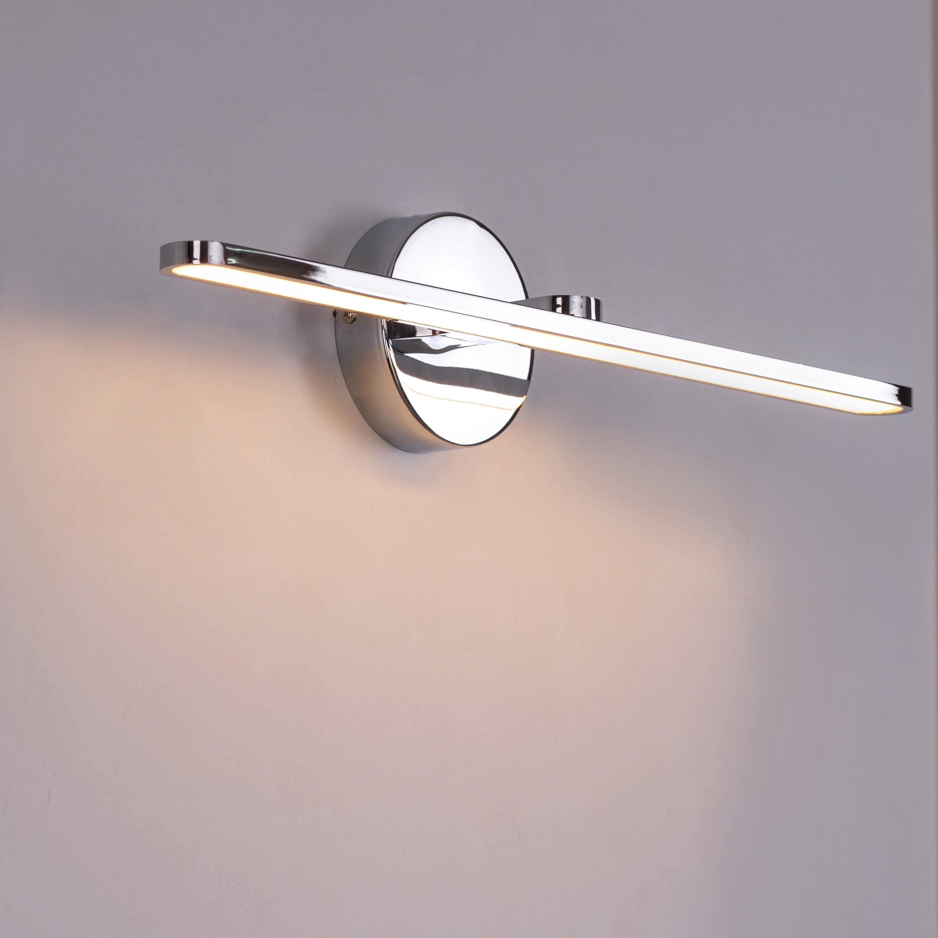 It's A Must (Large, Chrome, Built-In LED) Picture/Vanity Wall Light