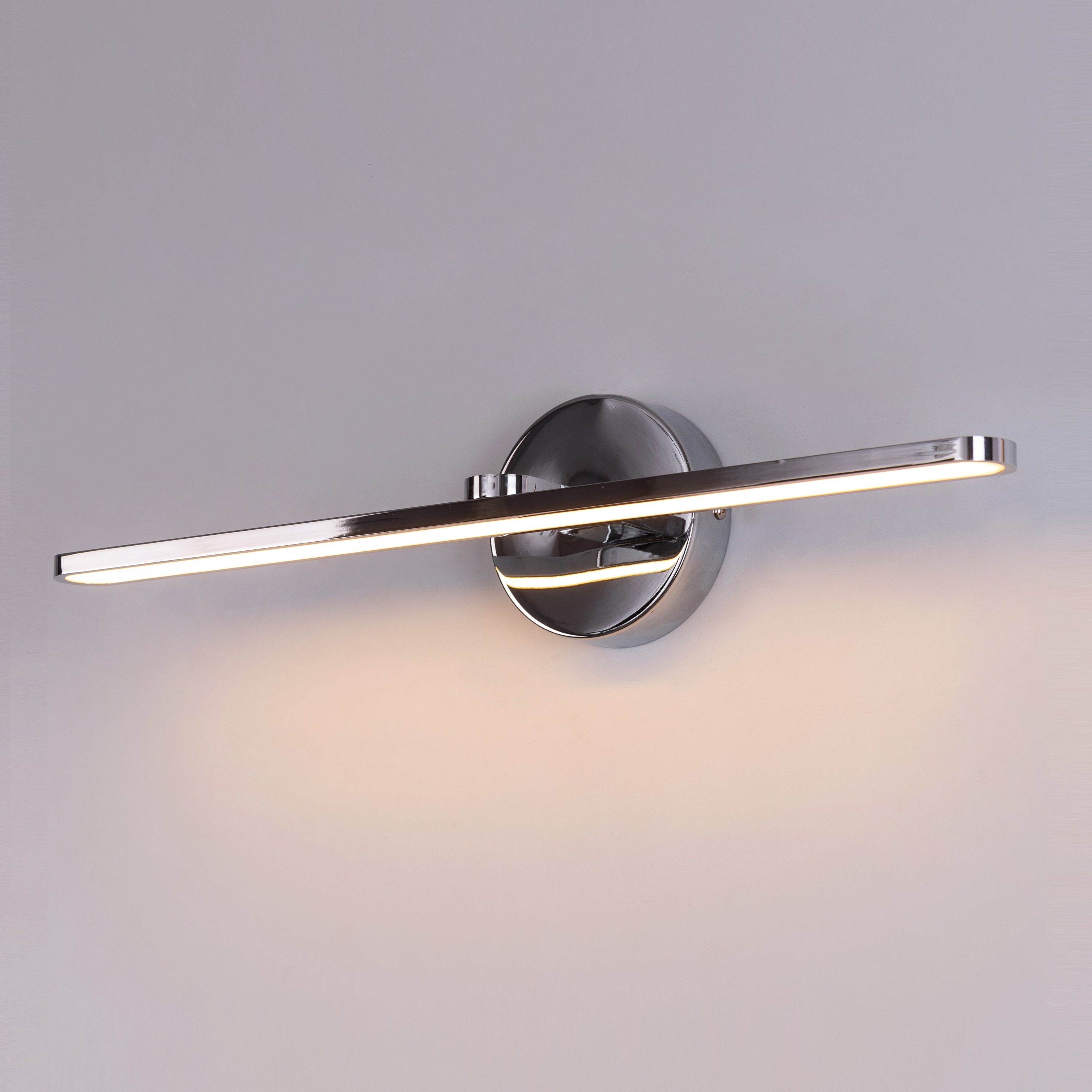 It's A Must (Large, Chrome, Built-In LED) Picture/Vanity Wall Light