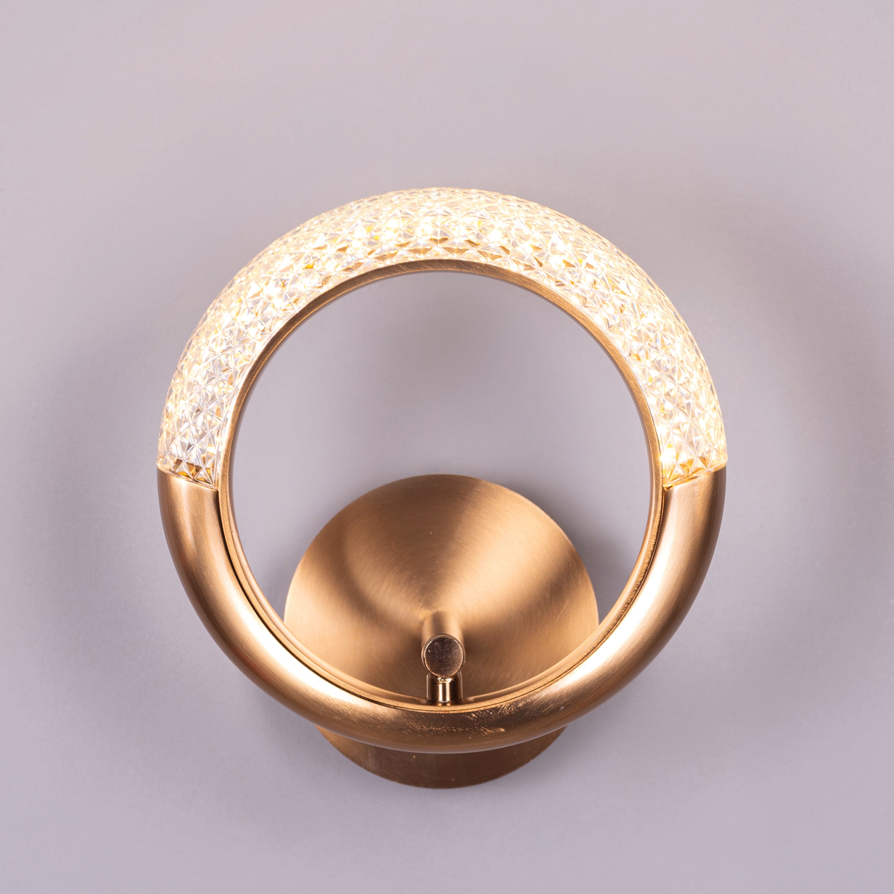 Lot To Unpack (Gold, Dimmable LED with Remote Control) Wall Light