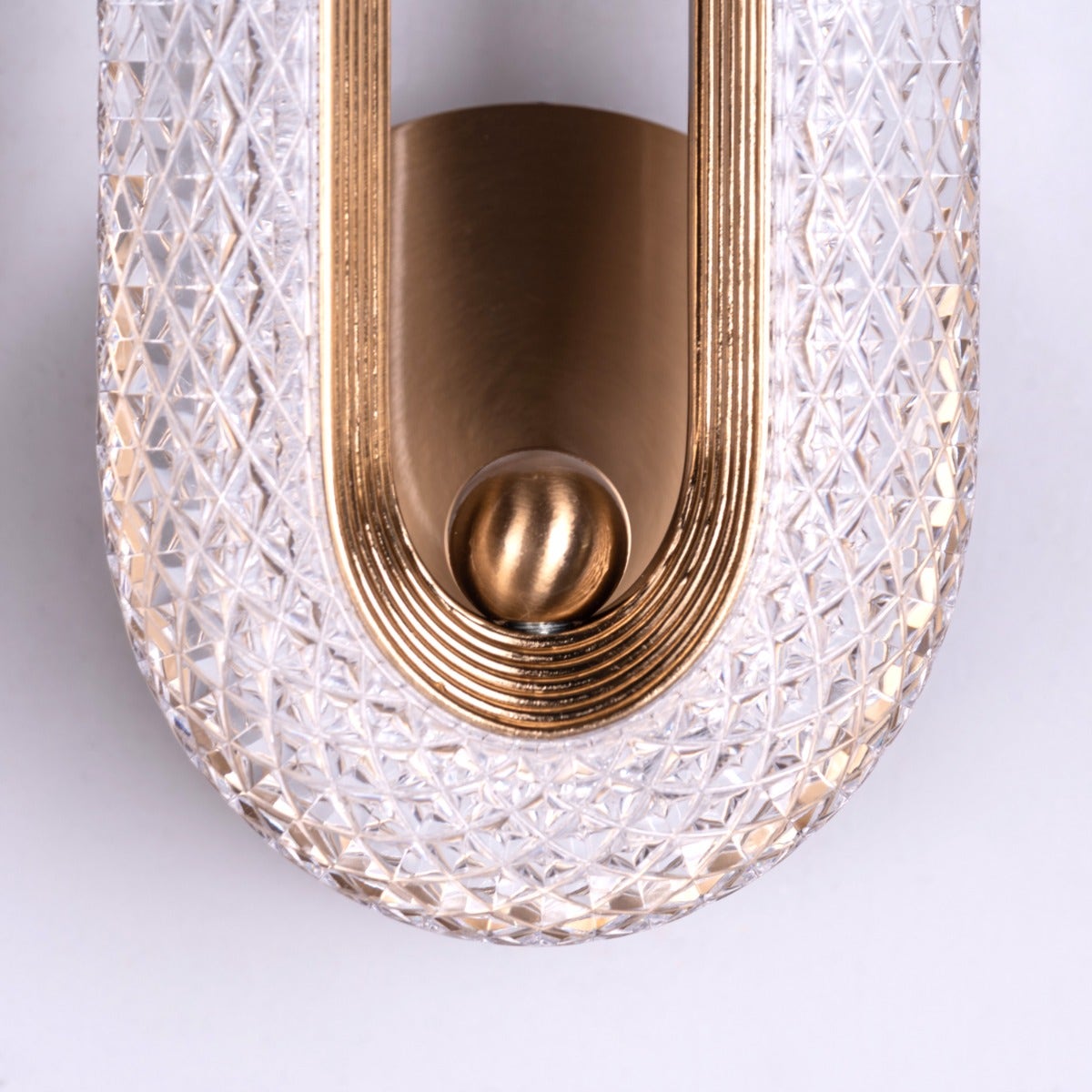 Glowed Up (Gold, Dimmable LED with Remote Control) Wall Light