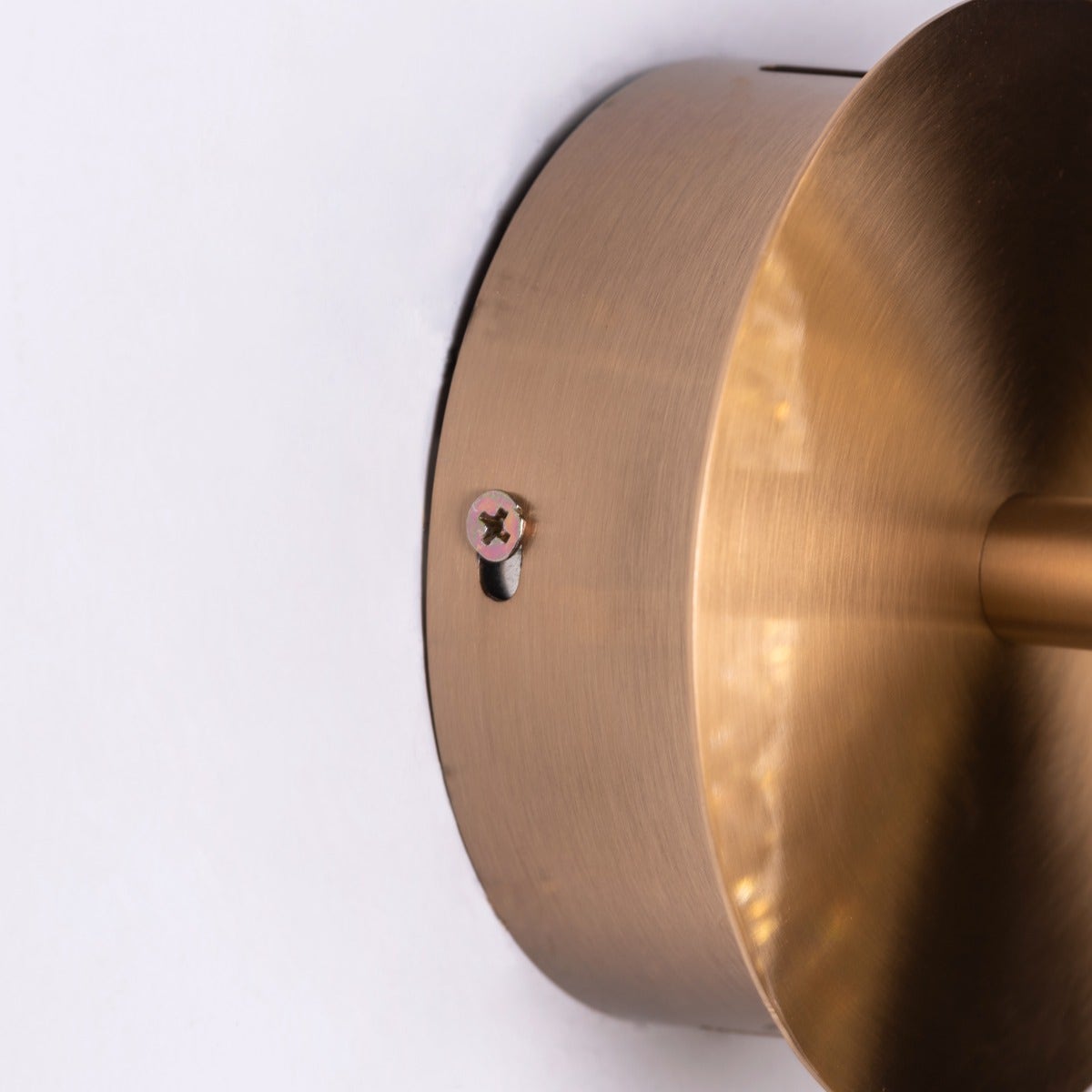 Glowed Up (Gold, Dimmable LED with Remote Control) Wall Light