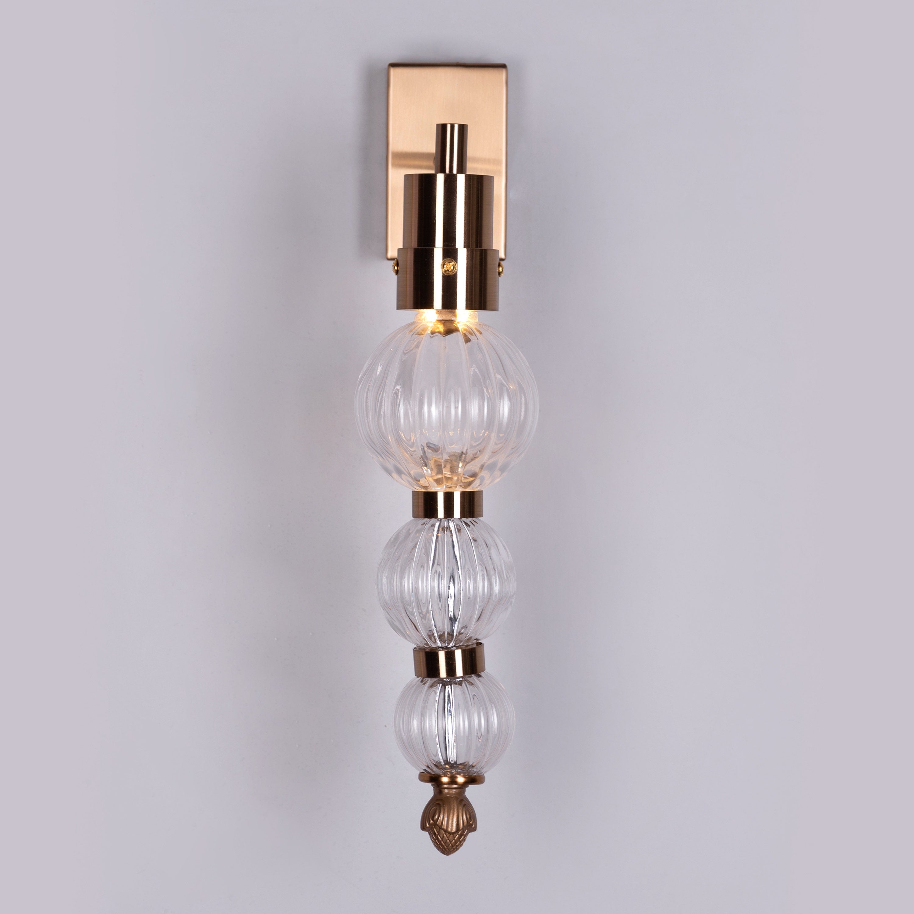 High Born (Gold) Glass Wall Light