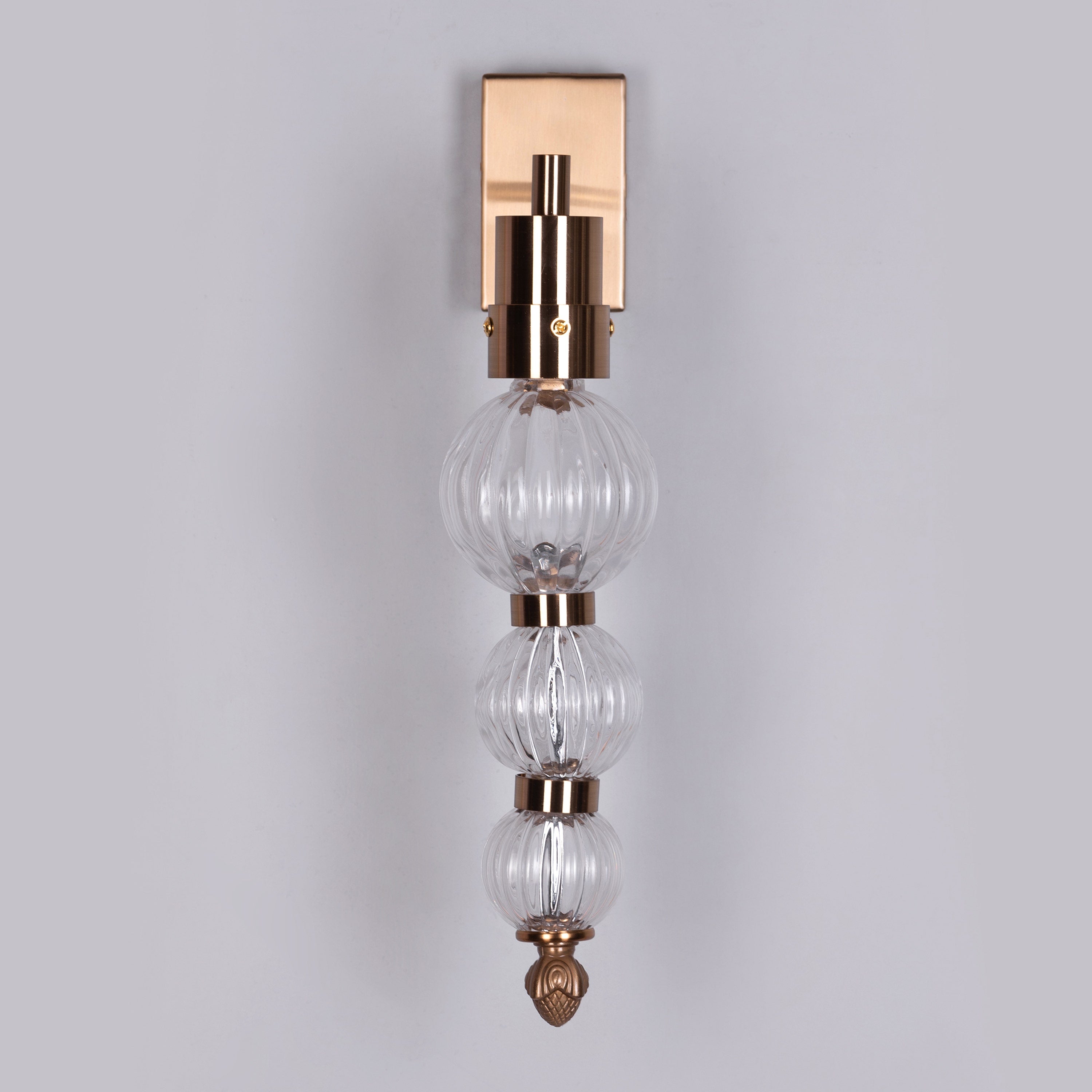 High Born (Gold) Glass Wall Light