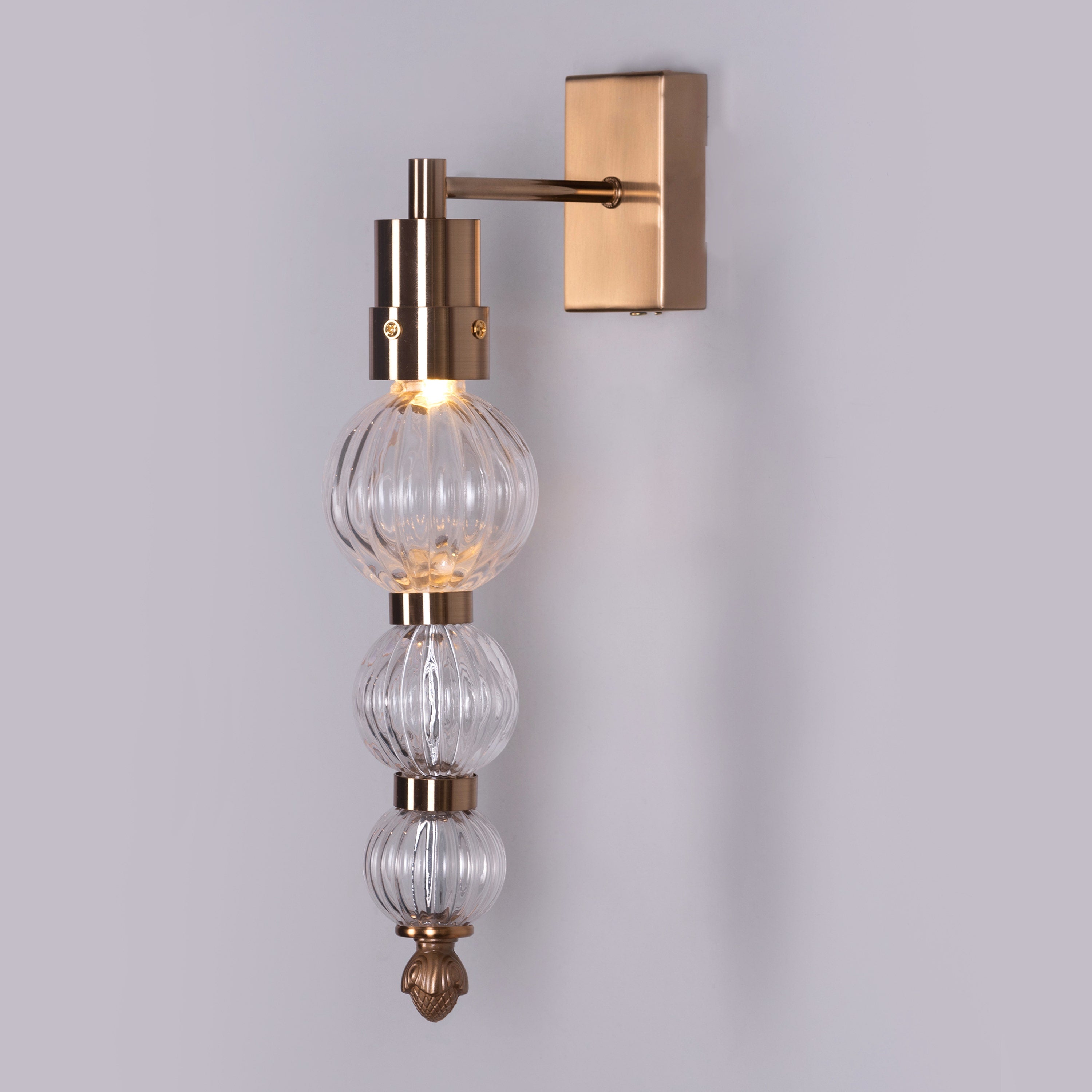 High Born (Gold) Glass Wall Light