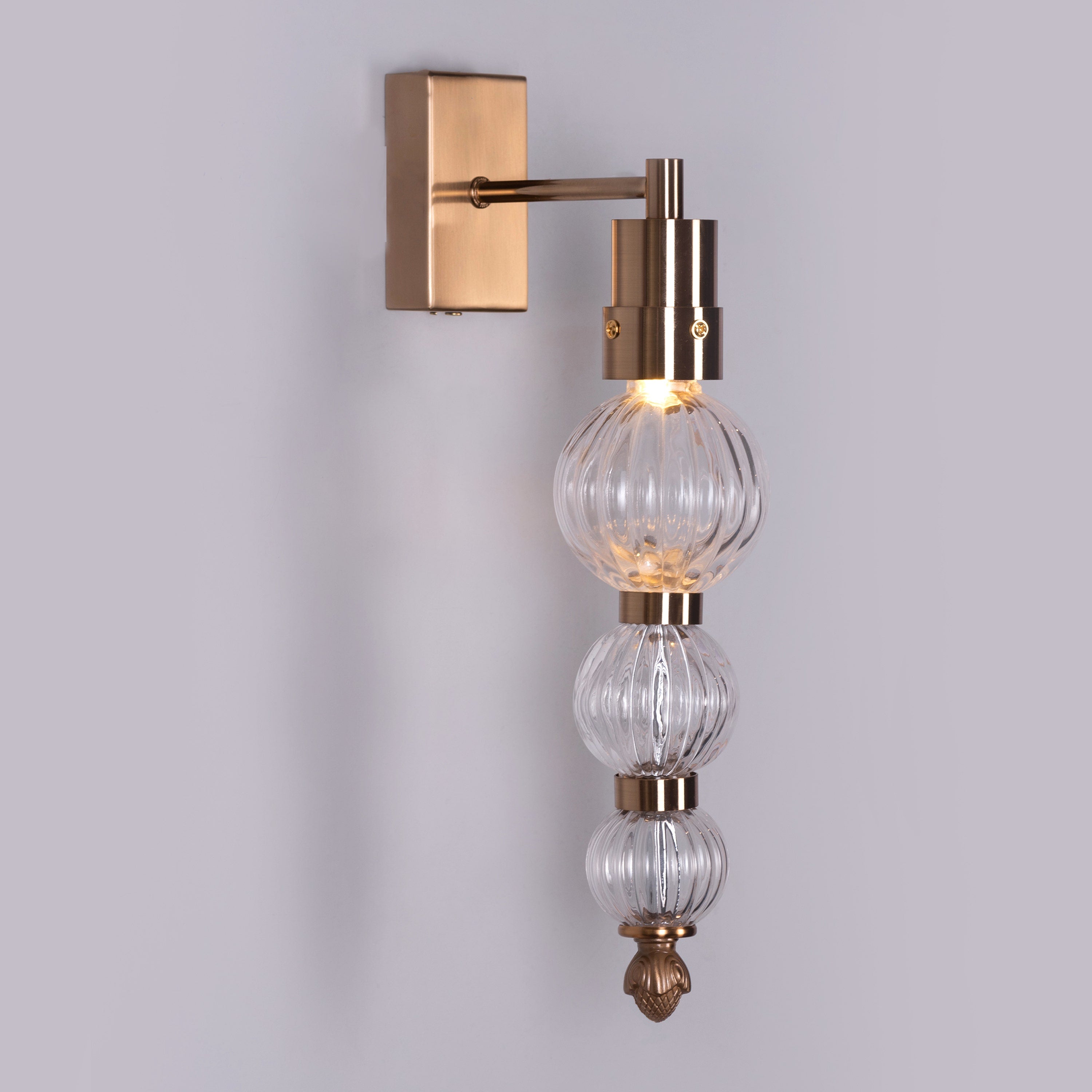 High Born (Gold) Glass Wall Light