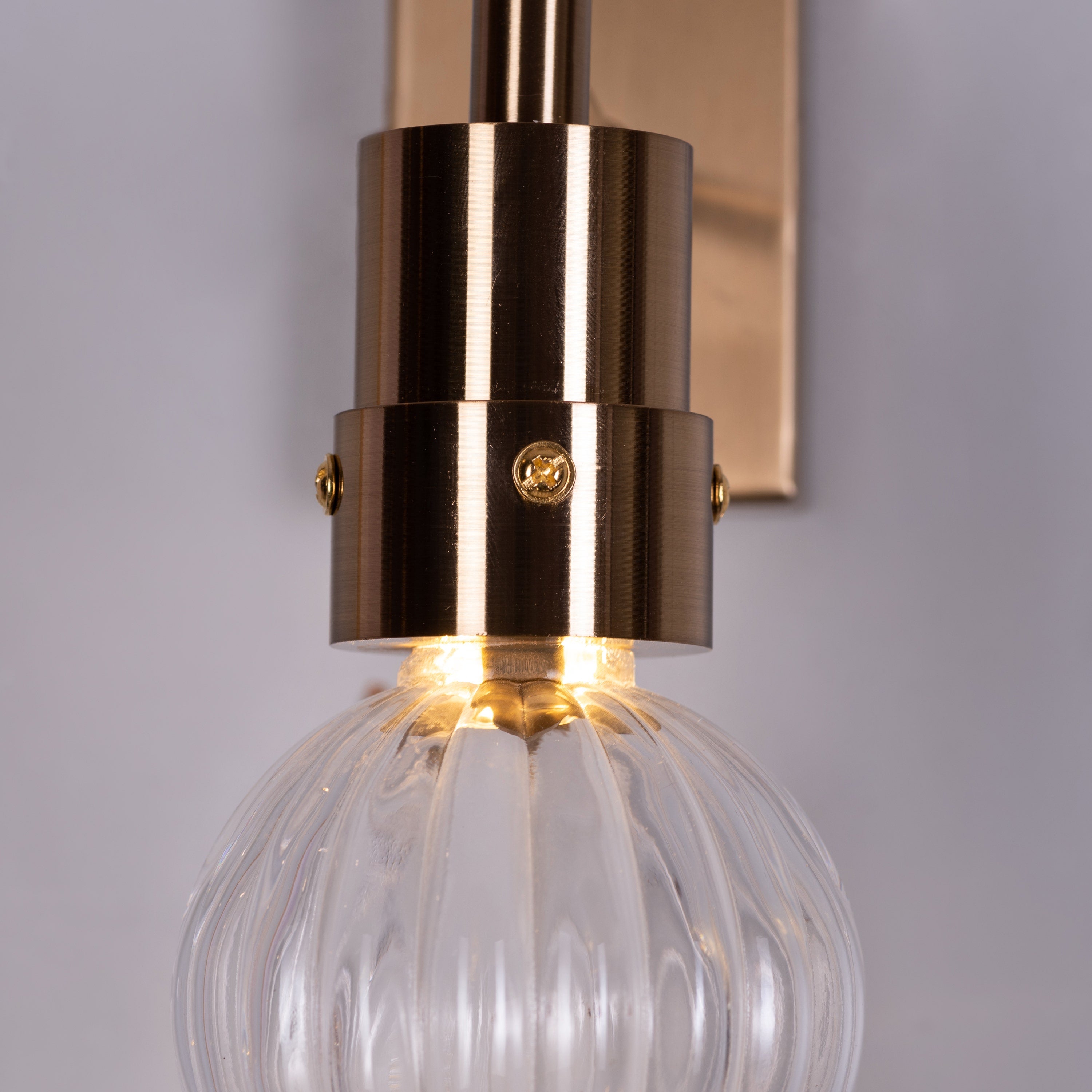High Born (Gold) Glass Wall Light