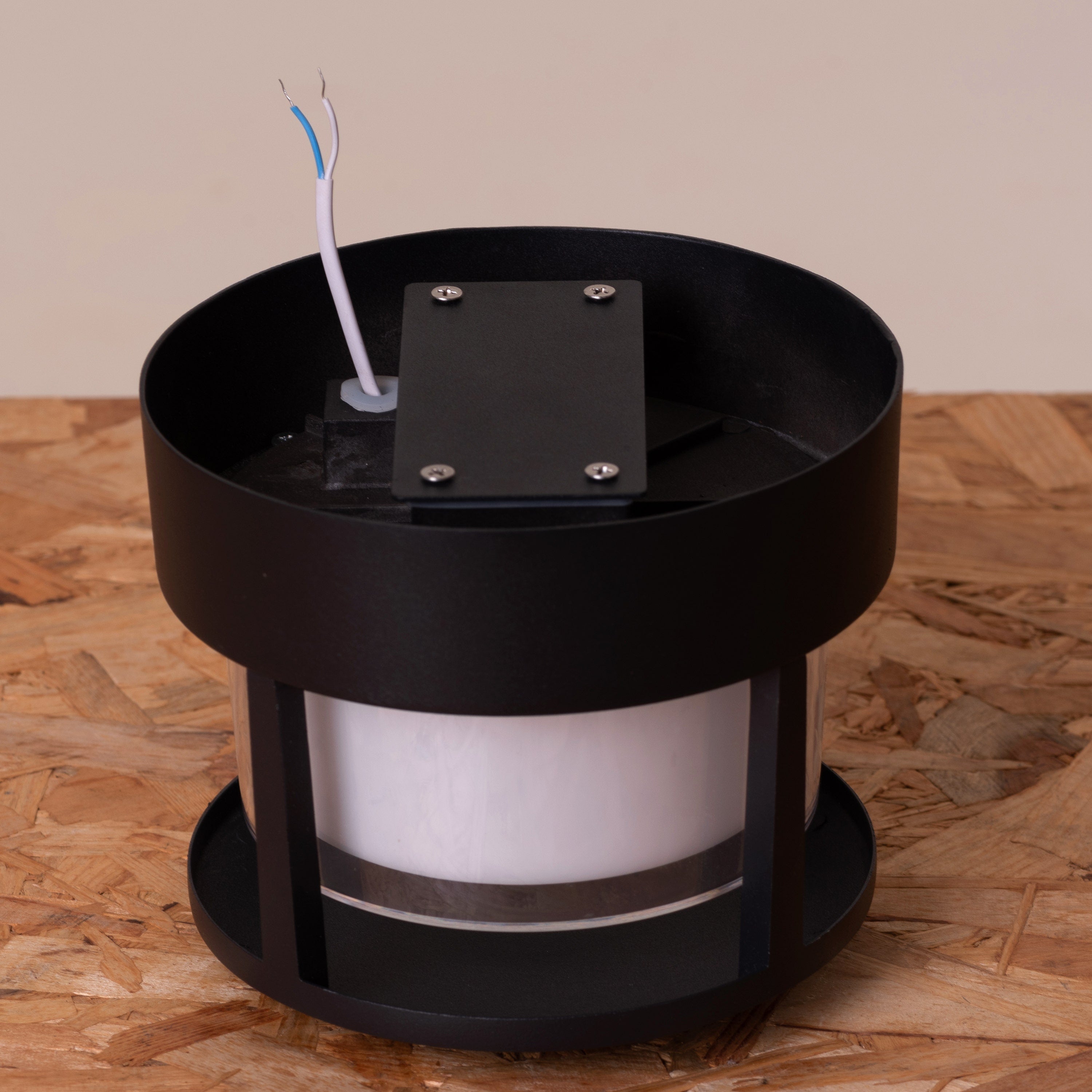 Maize (Black, Built-In LED) Indoor/ Outdoor Wall Light (IP65 Rated)