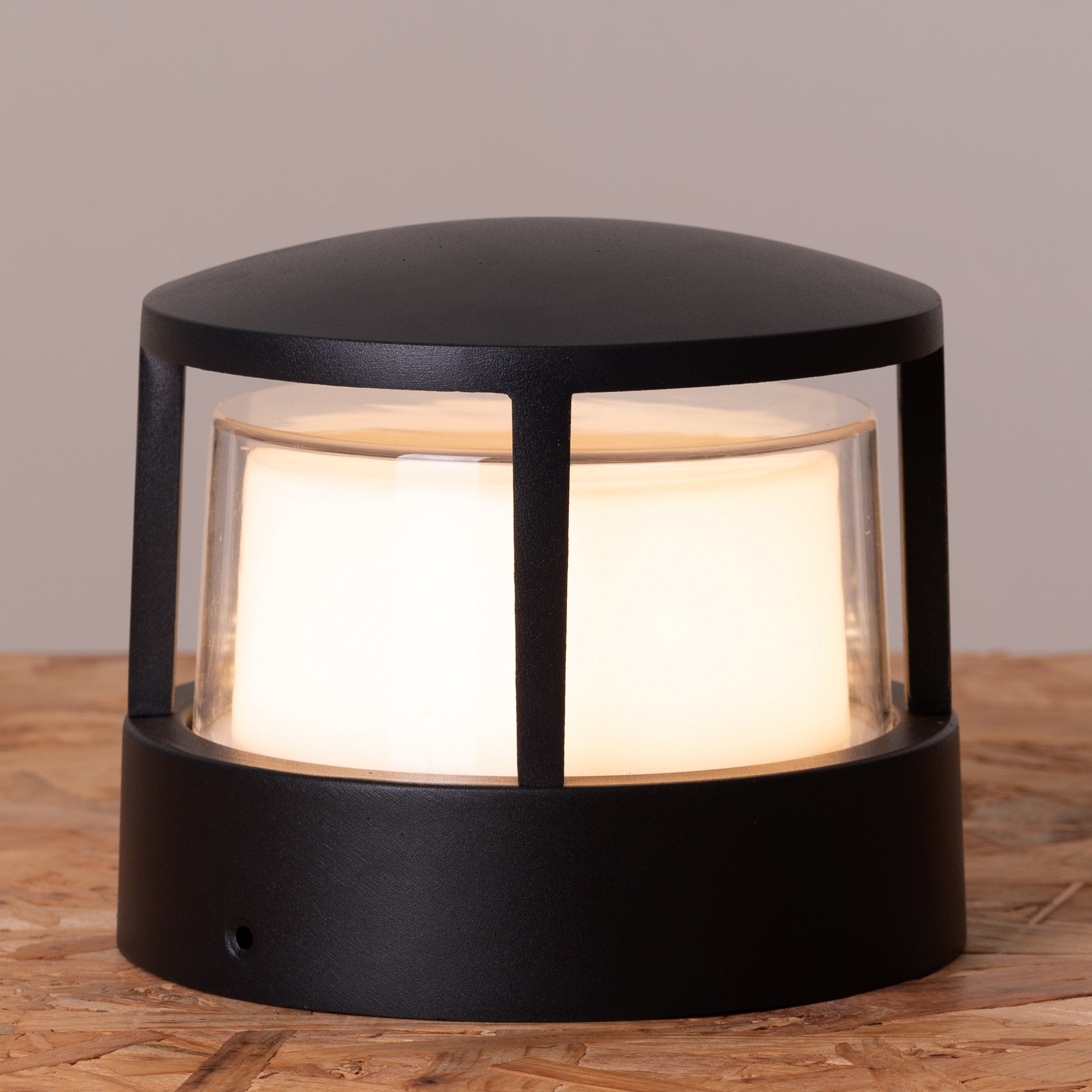 Maize (Black, Built-In LED) Indoor/ Outdoor Wall Light (IP65 Rated)