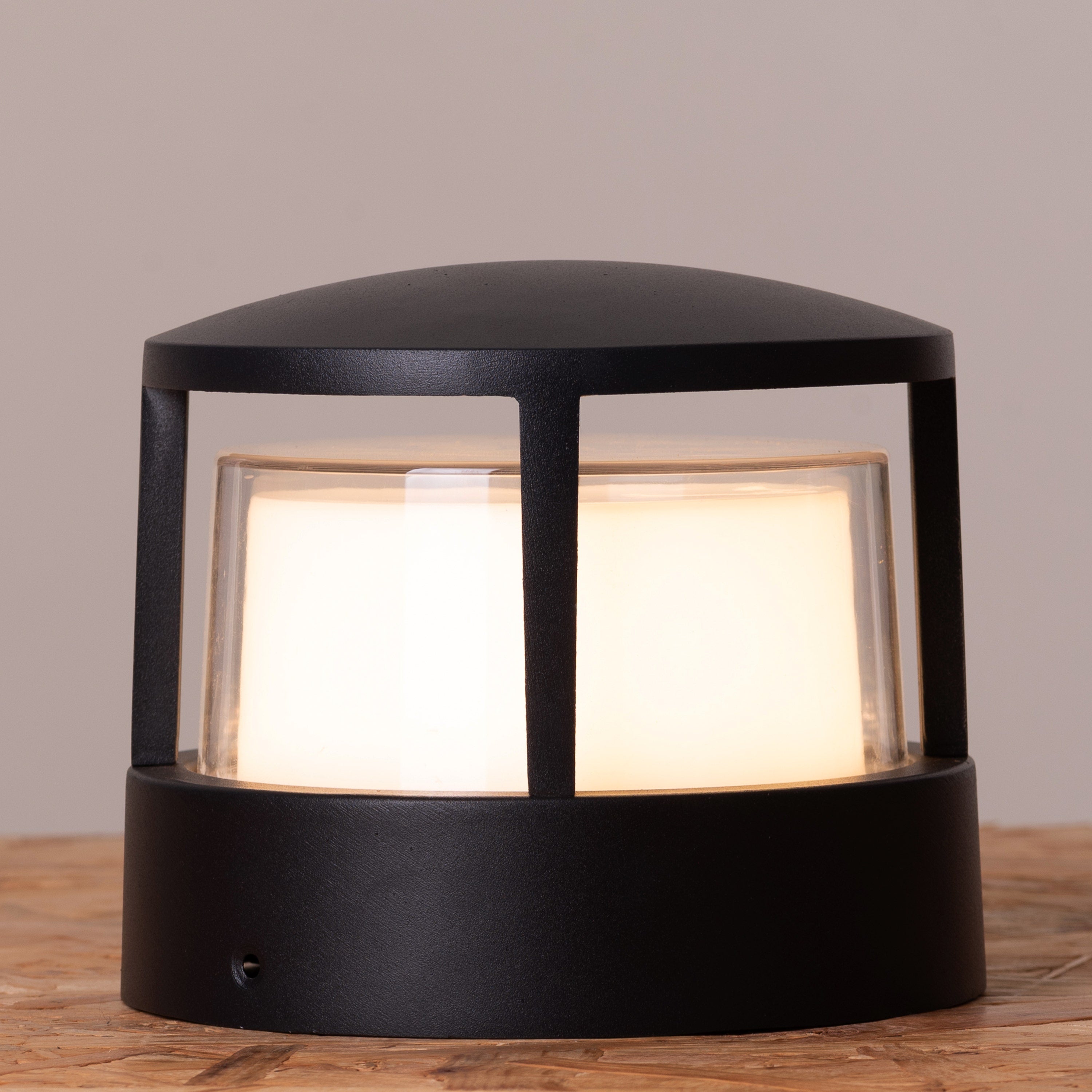 Maize (Black, Built-In LED) Indoor/ Outdoor Wall Light (IP65 Rated)
