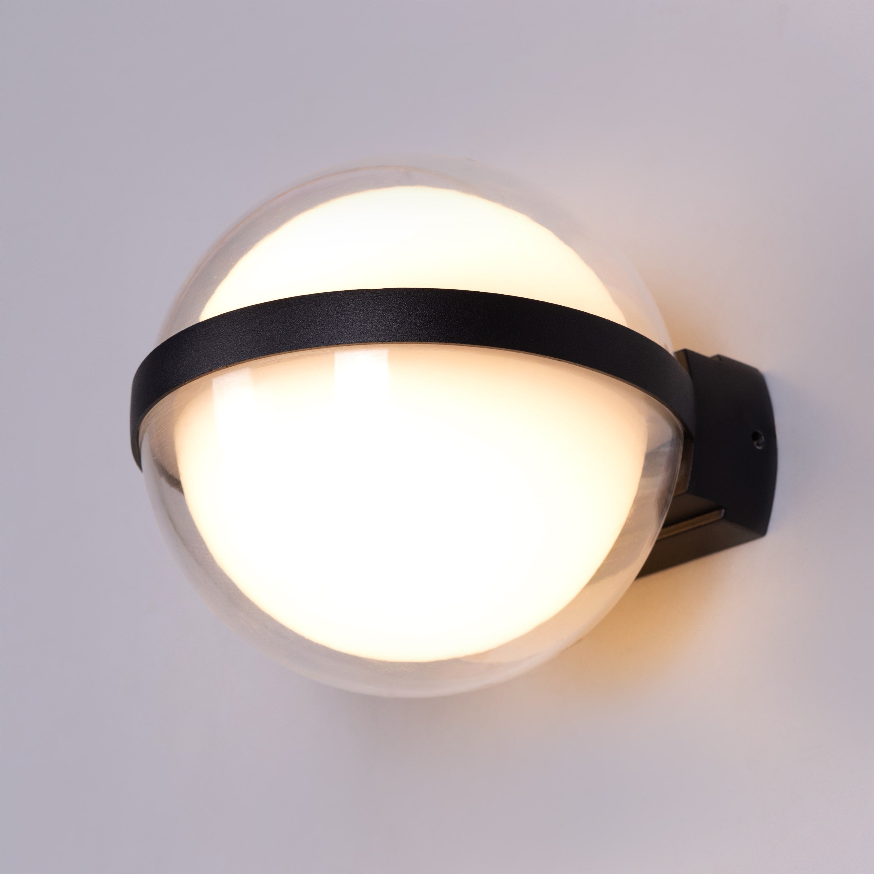 Loyal (Black, Built-In LED) Indoor/Outdoor Wall Light (IP65 Rated)