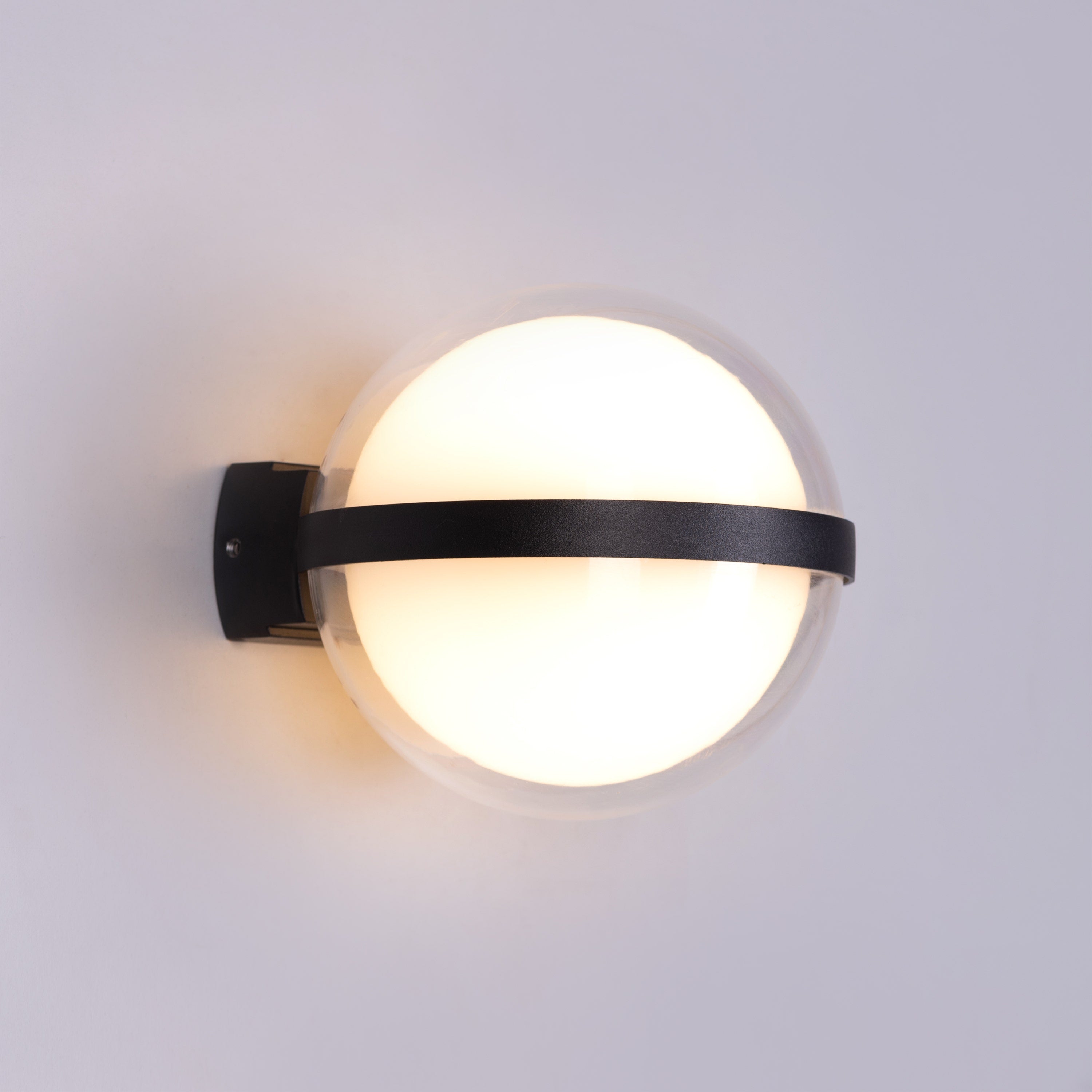 Loyal (Black, Built-In LED) Indoor/Outdoor Wall Light (IP65 Rated)